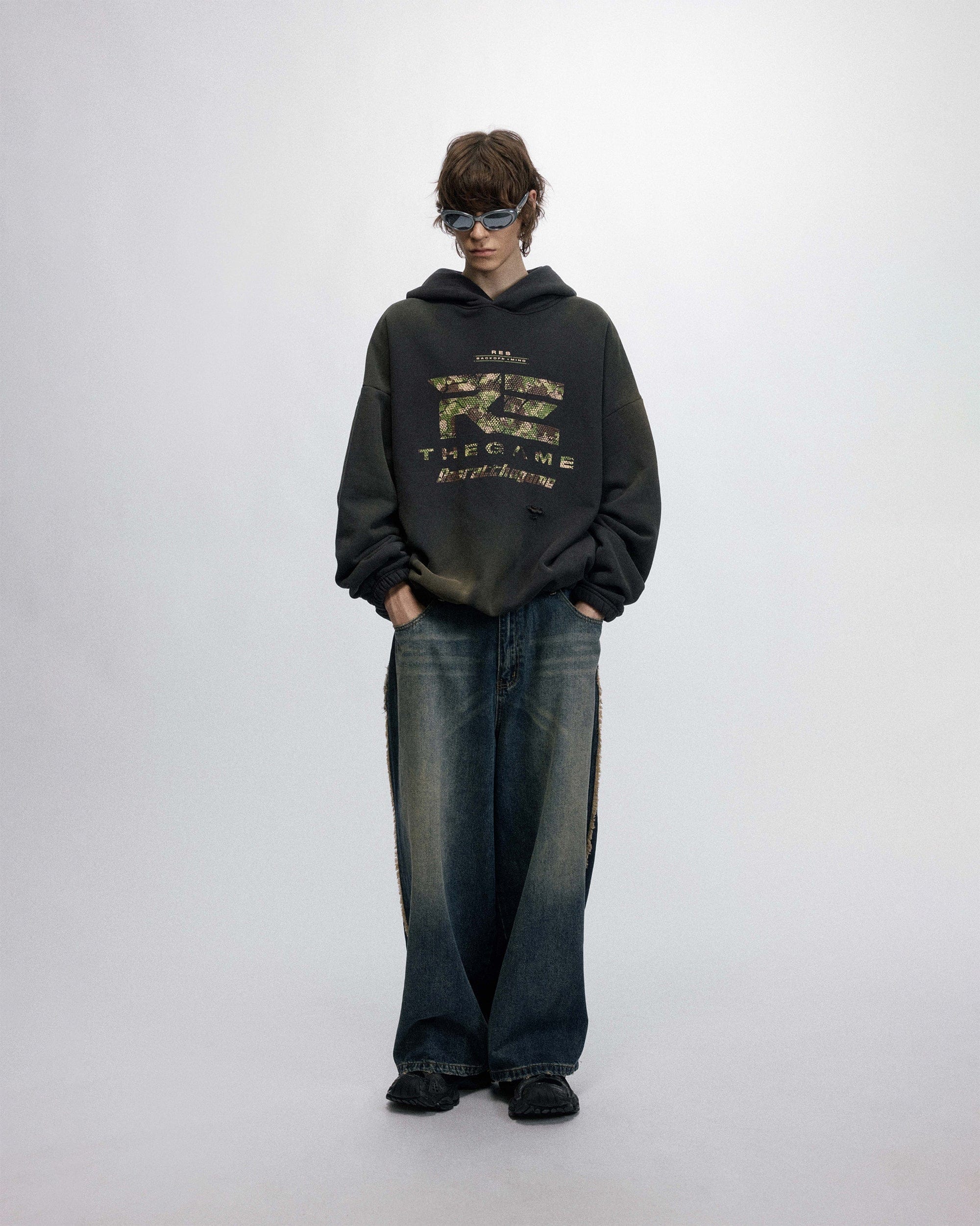 OVDY The Game Distressed Hoodie, premium urban and streetwear designers apparel on PROJECTISR.com, OVDY