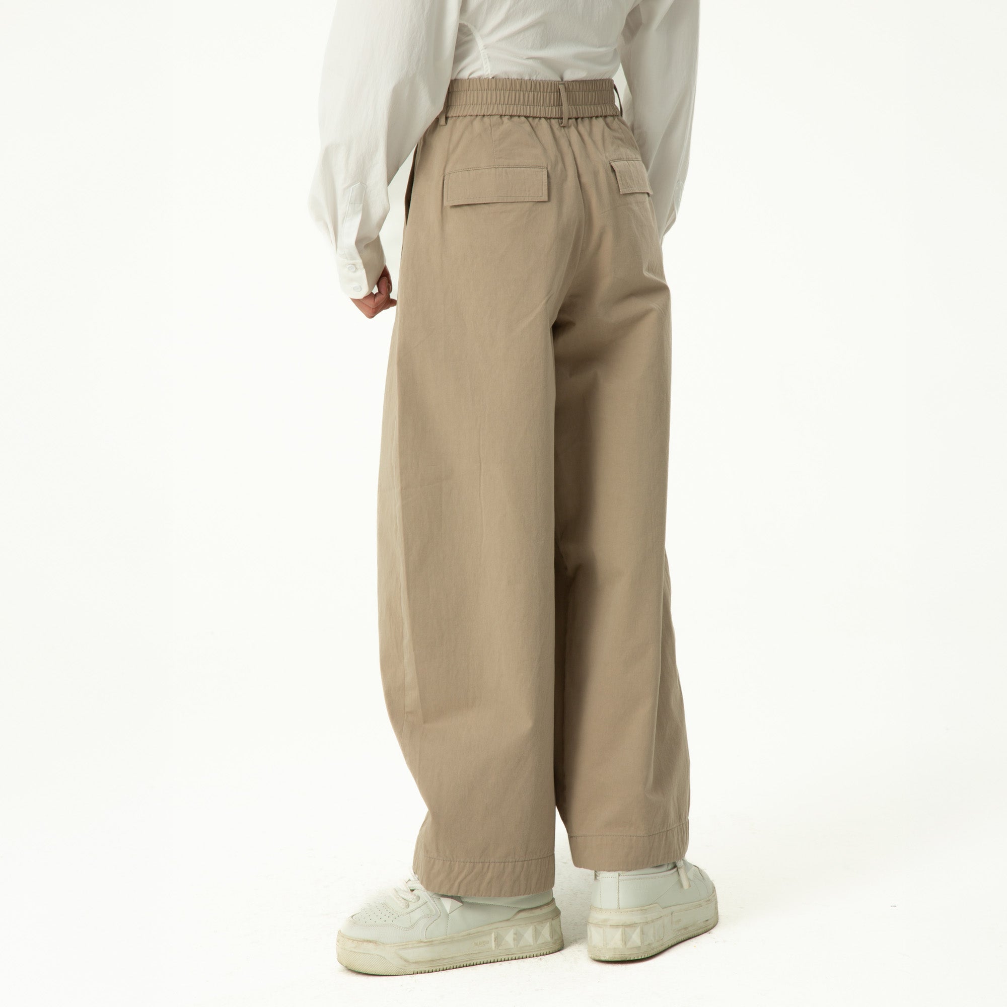 CLP High-Waist Curved Wide-Leg Pants, premium urban and streetwear designers apparel on PROJECTISR.com, CLP