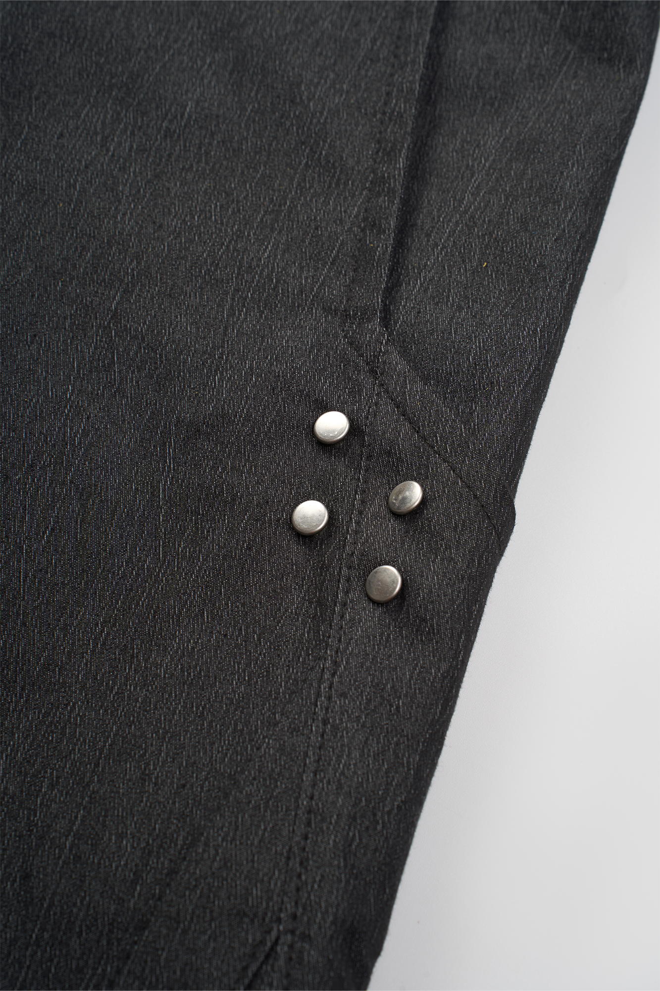 GONGHE REPUB Washed Studded Straight-Leg Pants, premium urban and streetwear designers apparel on PROJECTISR.com, GONGHE REPUB