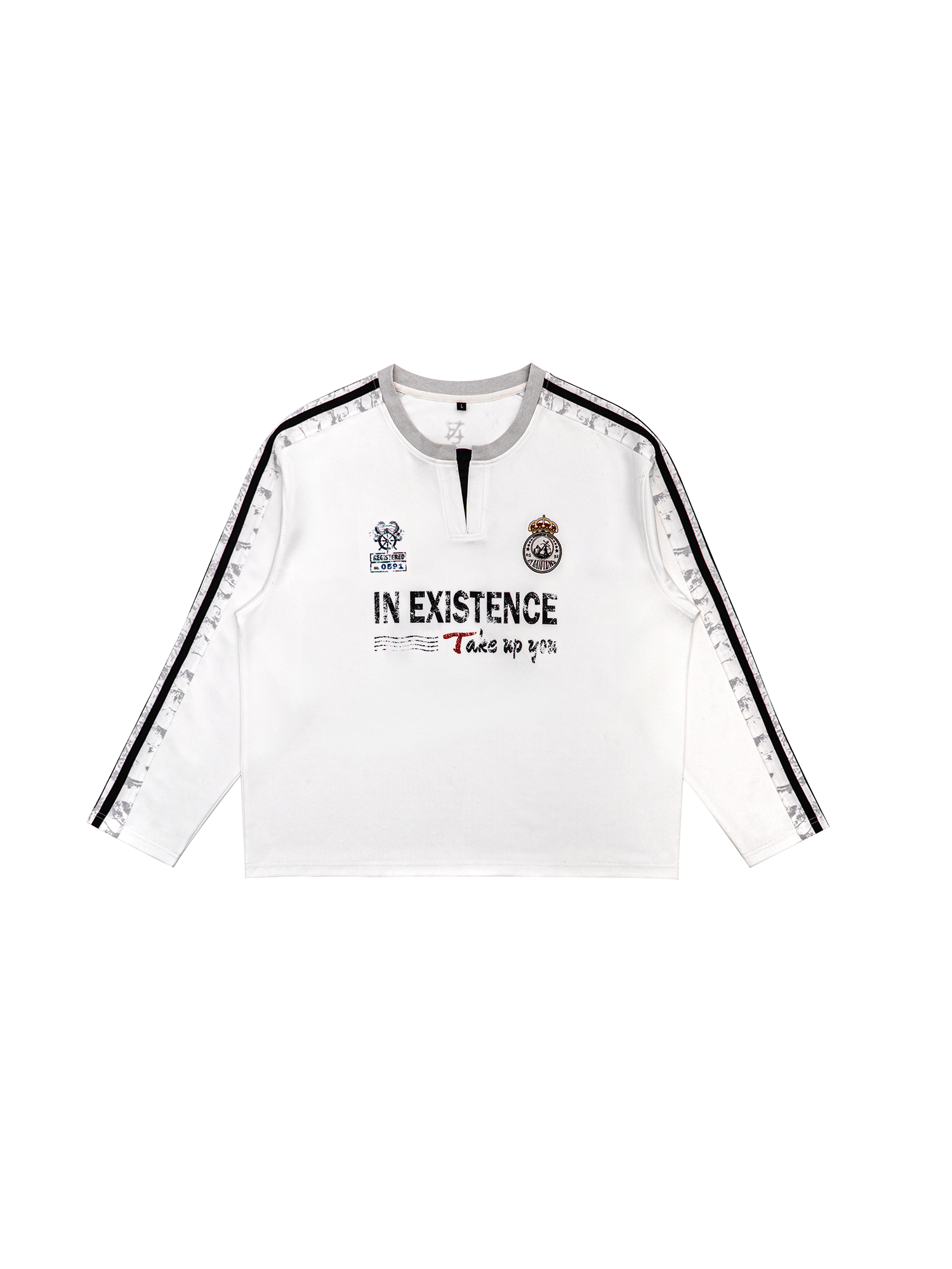 IN EXISTENCE Retro Crest Graphic Jersey