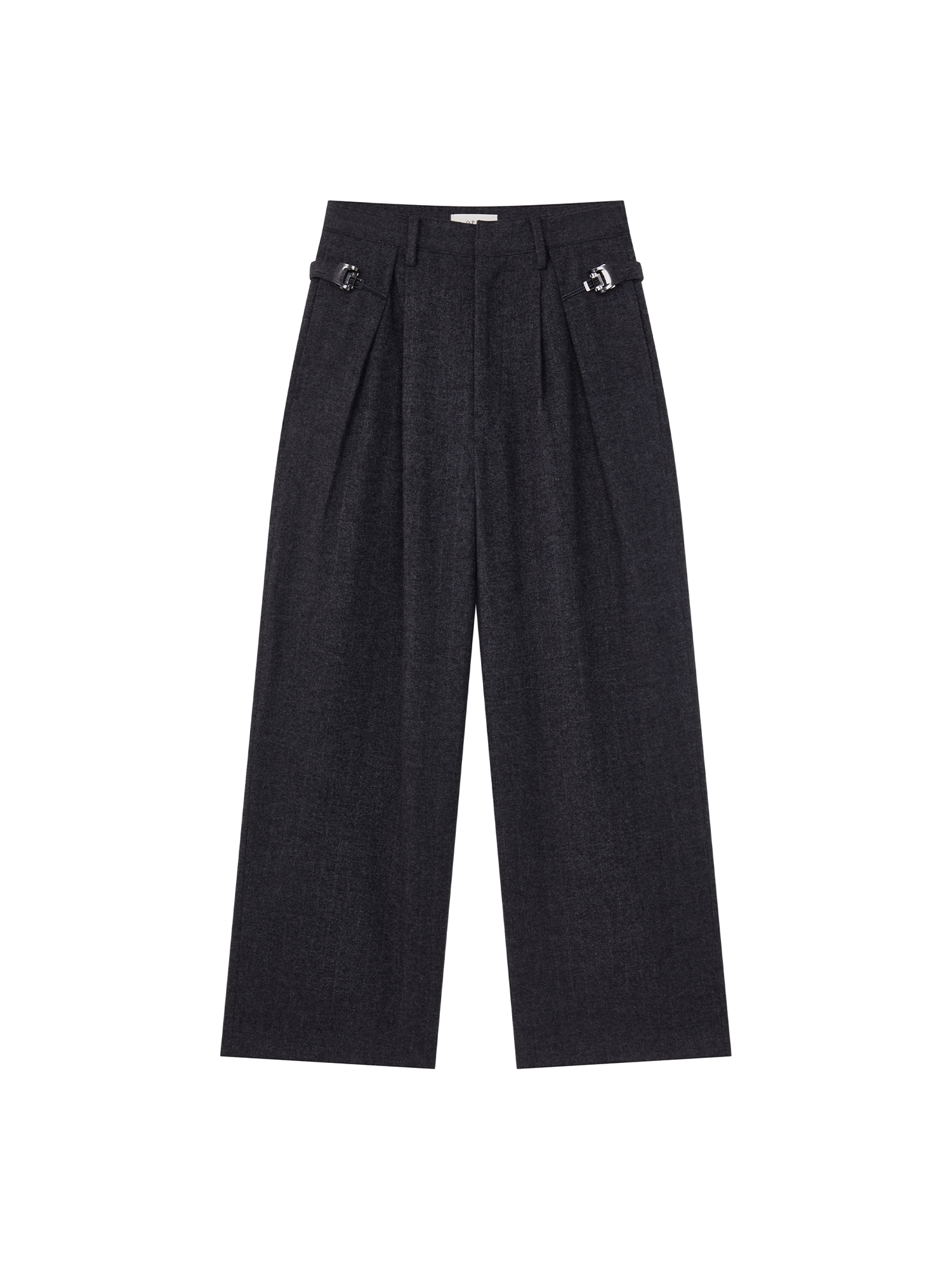 OPICLOTH Herringbone Pleated Wool-Blend Trousers, premium urban and streetwear designers apparel on PROJECTISR.com, OPICLOTH