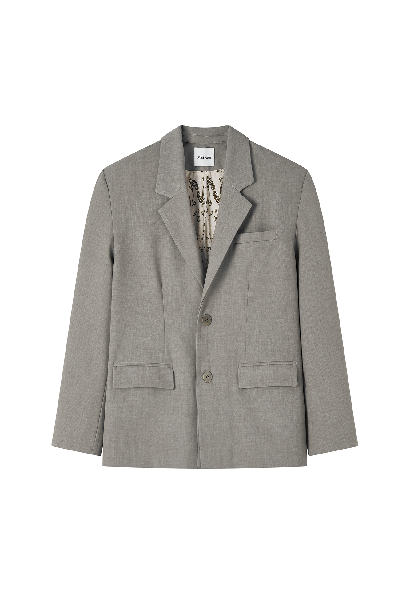 SAME FLOW Classic V-Neck Tailored Blazer