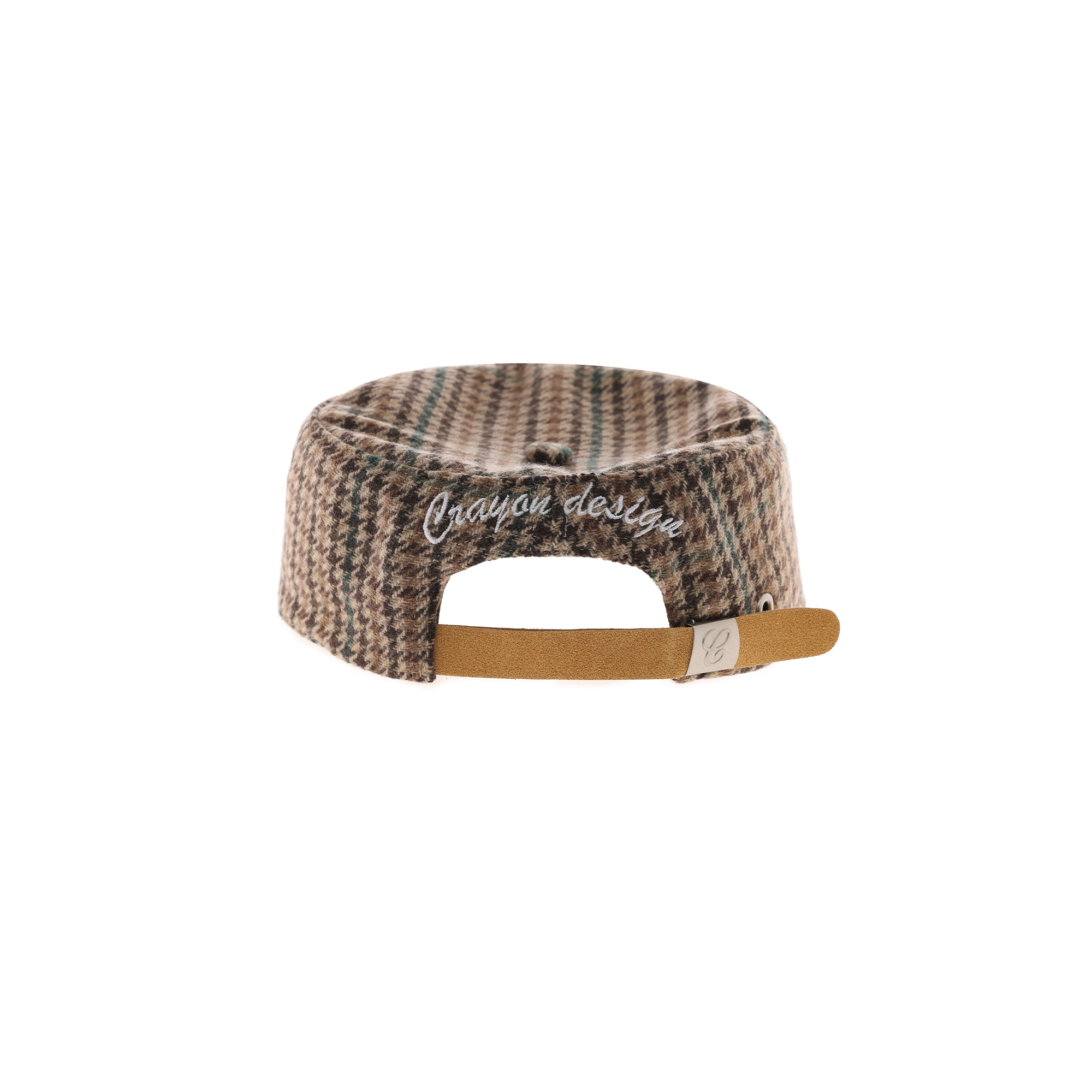 6CRAYON Retro Embroidered Flat-Brim Baseball Cap