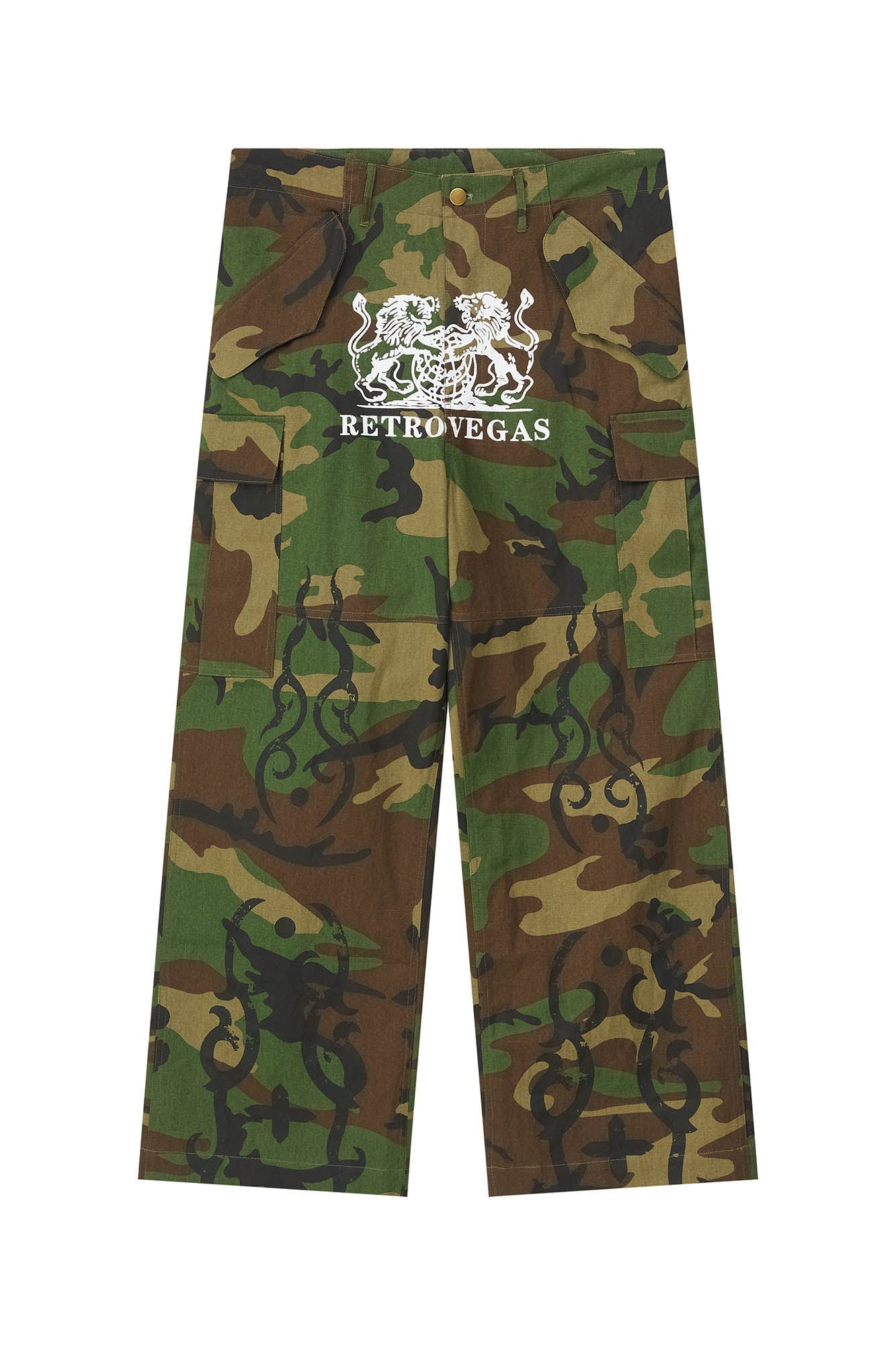 RTVG Totem Multi-Pocket Camo Cargo, premium urban and streetwear designers apparel on PROJECTISR.com, RTVG