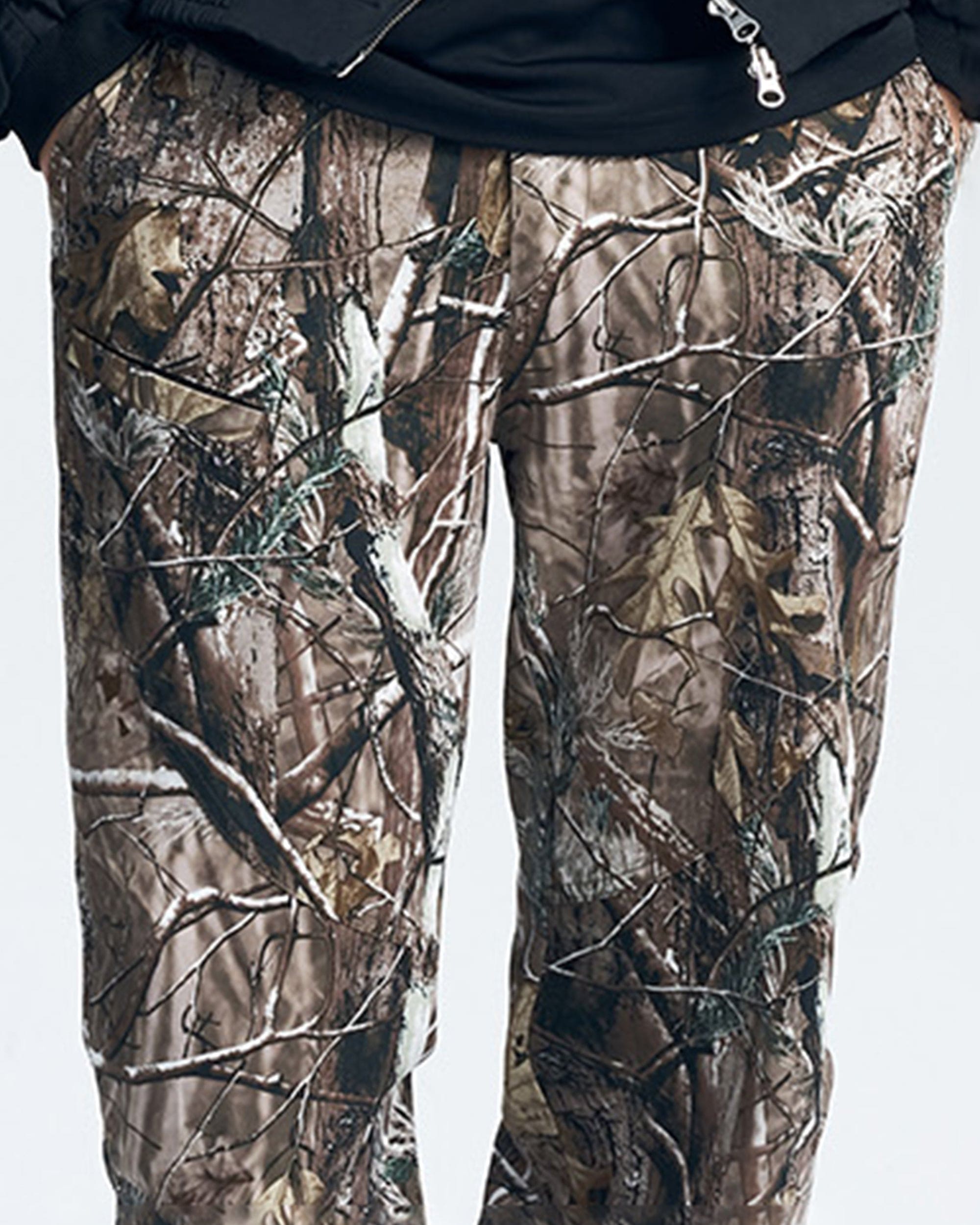 ENSHADOWER Wood Camo Hiking Pants, premium urban and streetwear designers apparel on PROJECTISR.com, ENSHADOWER