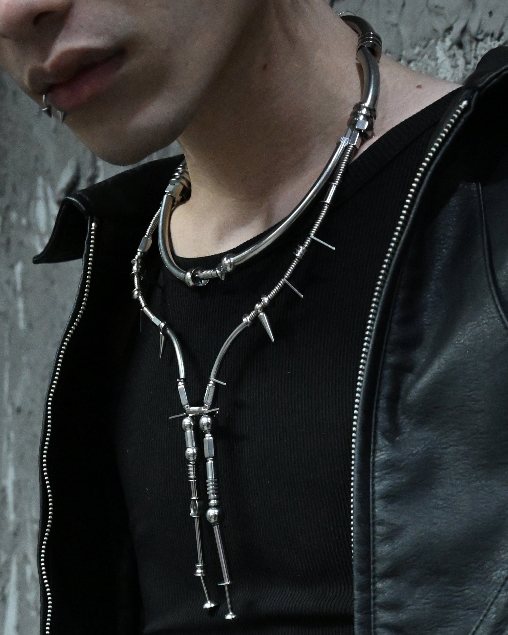 ILLUSORY The Dawn Mechanical Necklace, premium urban and streetwear designers apparel on PROJECTISR.com, ILLUSORY