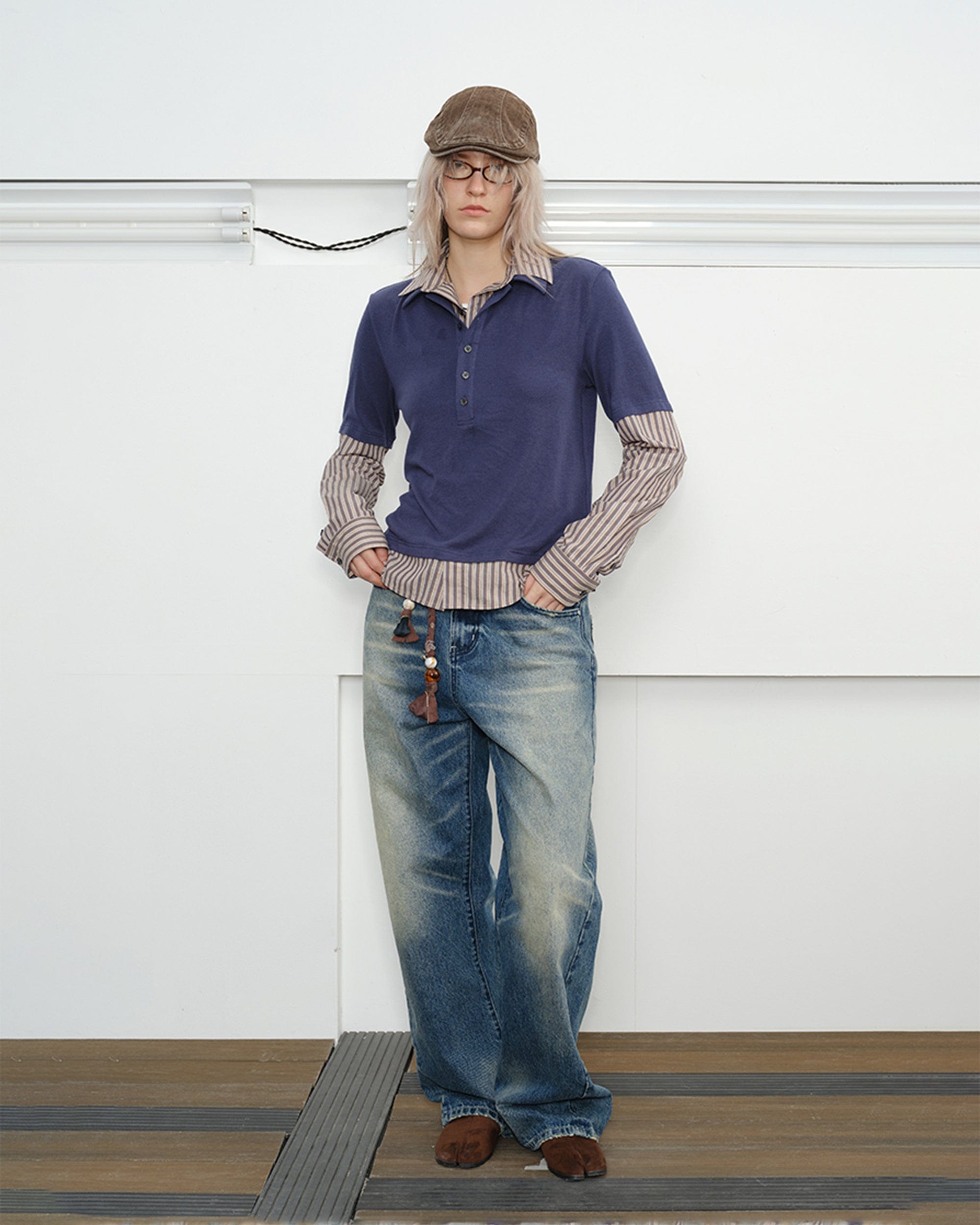 KREATE Classic Washed Whiskered Jeans, premium urban and streetwear designers apparel on PROJECTISR.com, KREATE