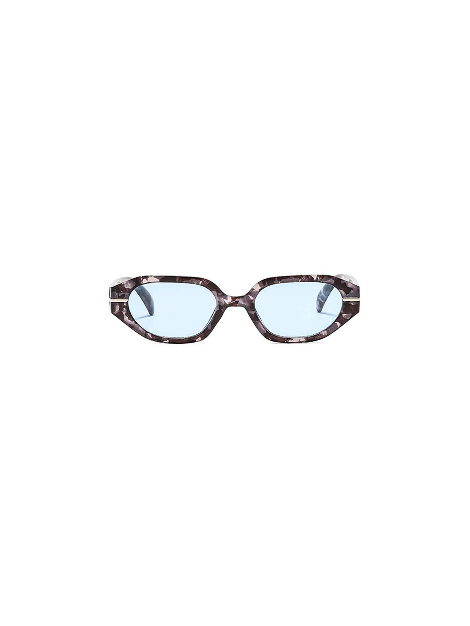 DAMAGE ASIA Retro Transparent Sunglasses