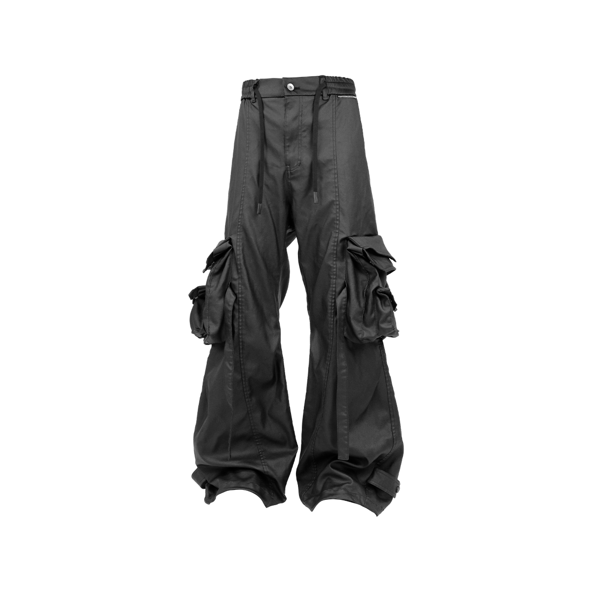 RELABEL Waxed Utility Drawstring Cargo, premium urban and streetwear designers apparel on PROJECTISR.com, RELABEL