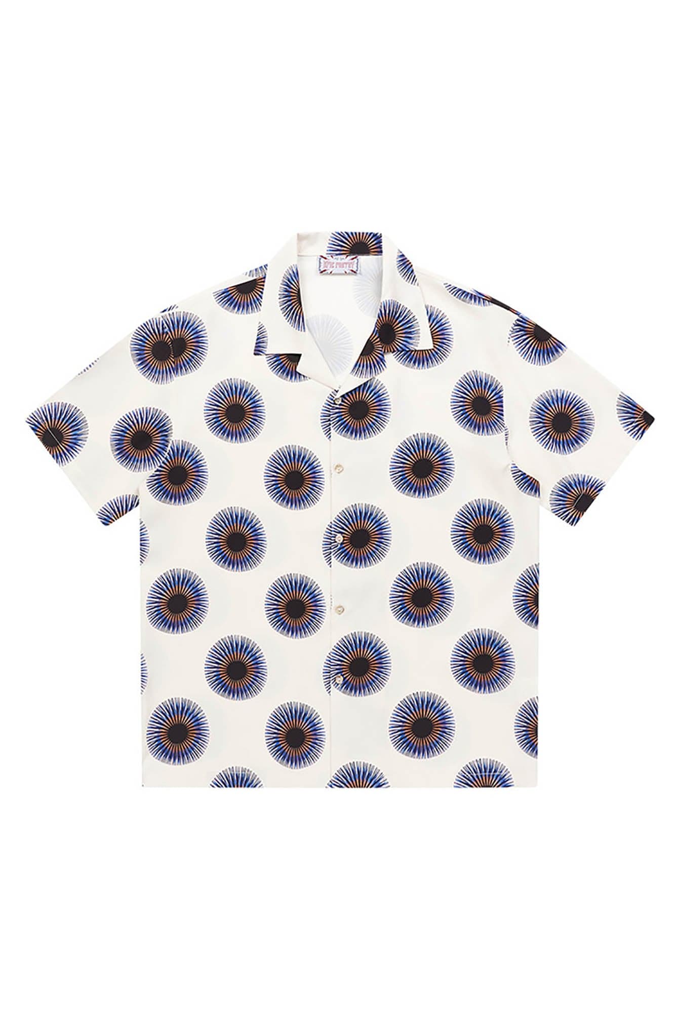 EPIC POETRY Radial Eye Cuban Half Shirt & Shirt, premium urban and streetwear designers apparel on PROJECTISR.com, EPIC POETRY