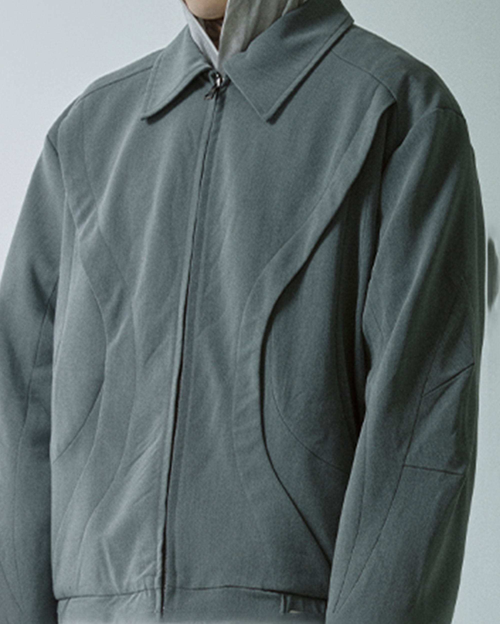 F2CE Deconstructed Layered Zip-Up Jacket, premium urban and streetwear designers apparel on PROJECTISR.com, F2CE