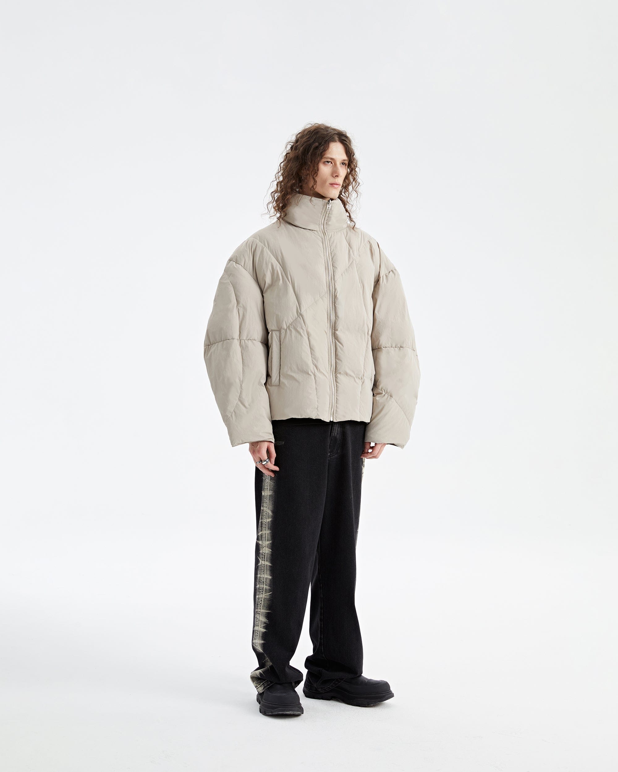 ORGANIC EMOTION Reversible Oversized Waterproof Down Jacket, premium urban and streetwear designers apparel on PROJECTISR.com, ORGANIC EMOTION
