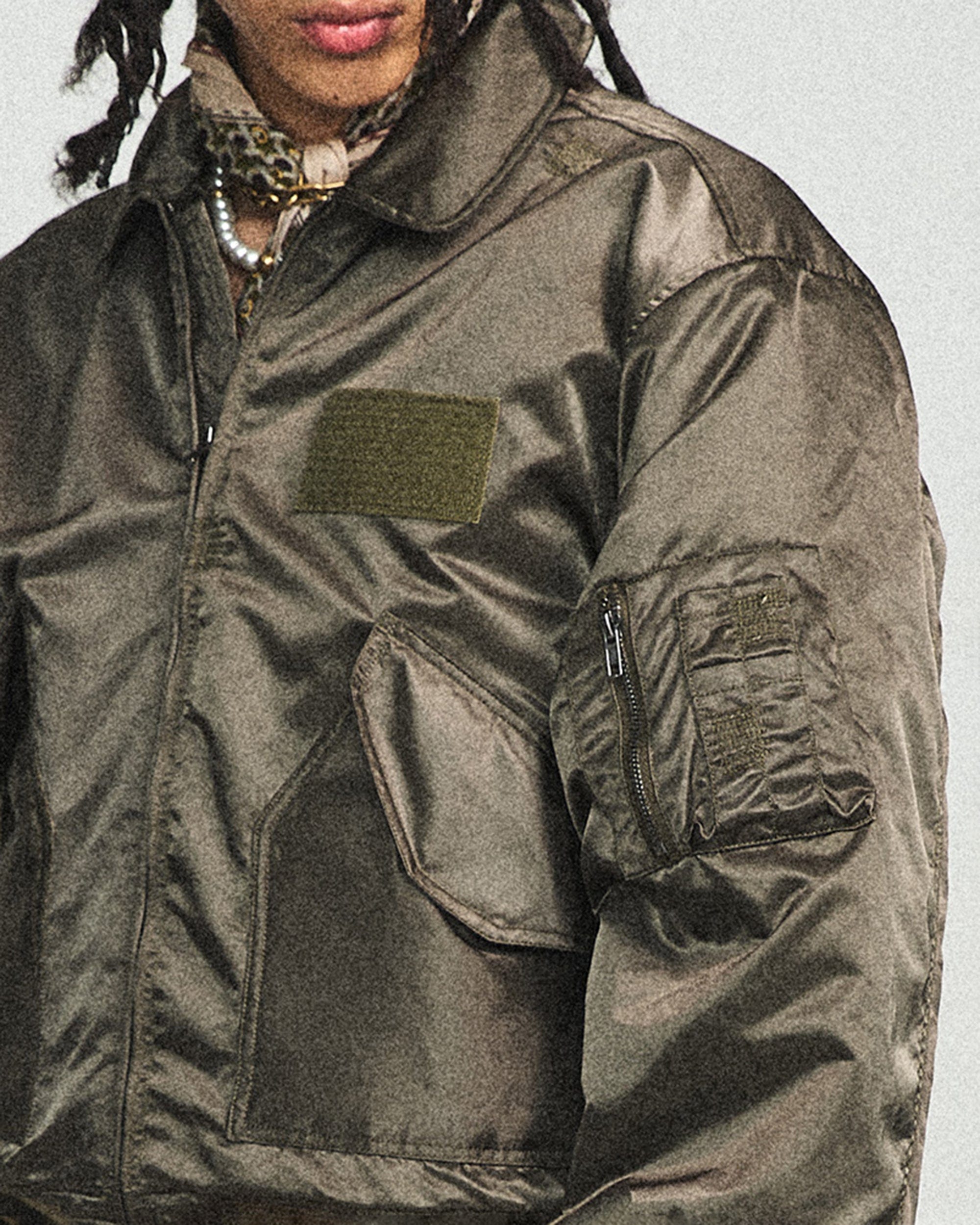 STEEPC Camo MA2 Multi-Pocket Patchwork Reversible Jacket, premium urban and streetwear designers apparel on PROJECTISR.com, STEEPC