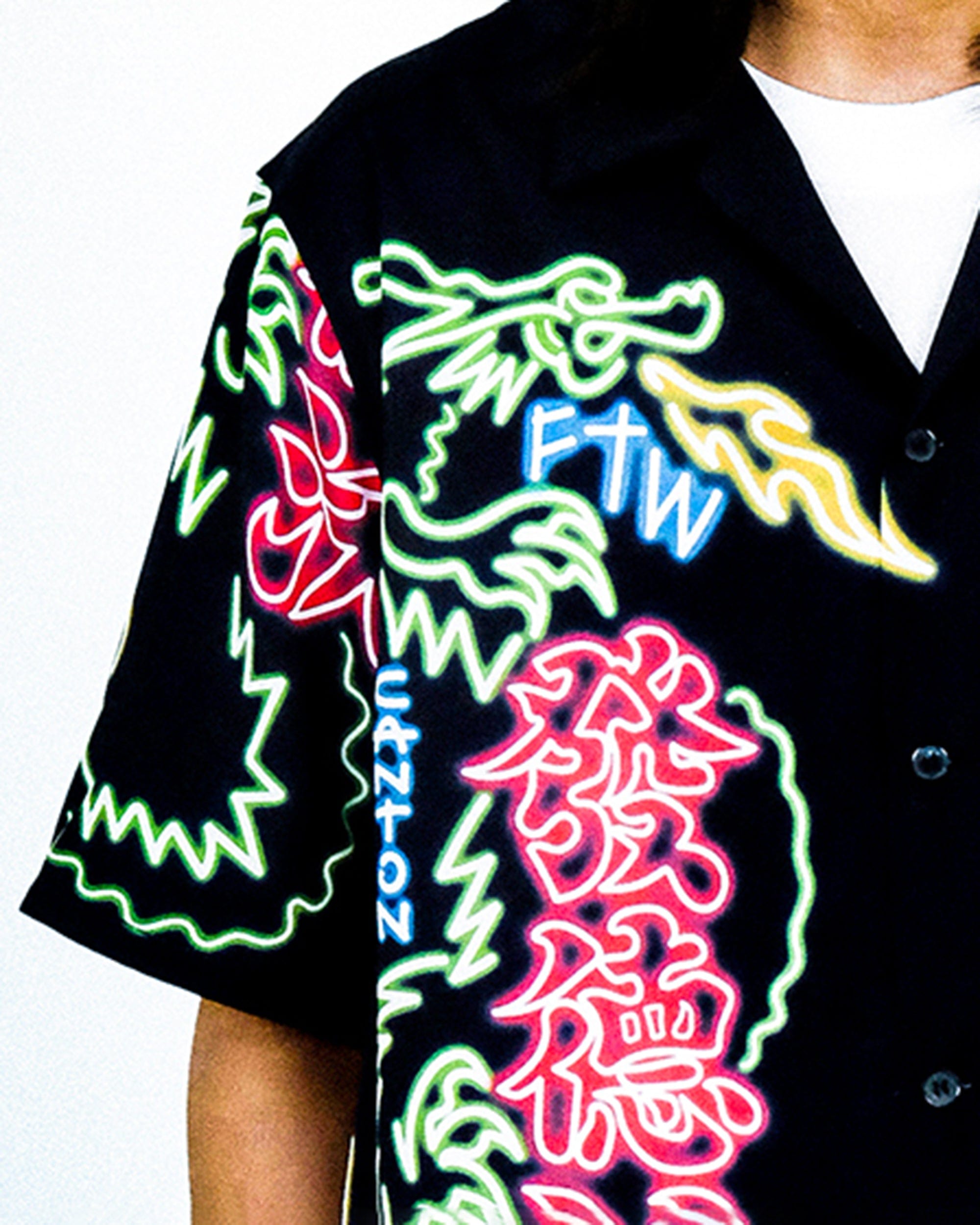 WCC Neon Chinatown Half-Shirt, premium urban and streetwear designers apparel on PROJECTISR.com, WCC