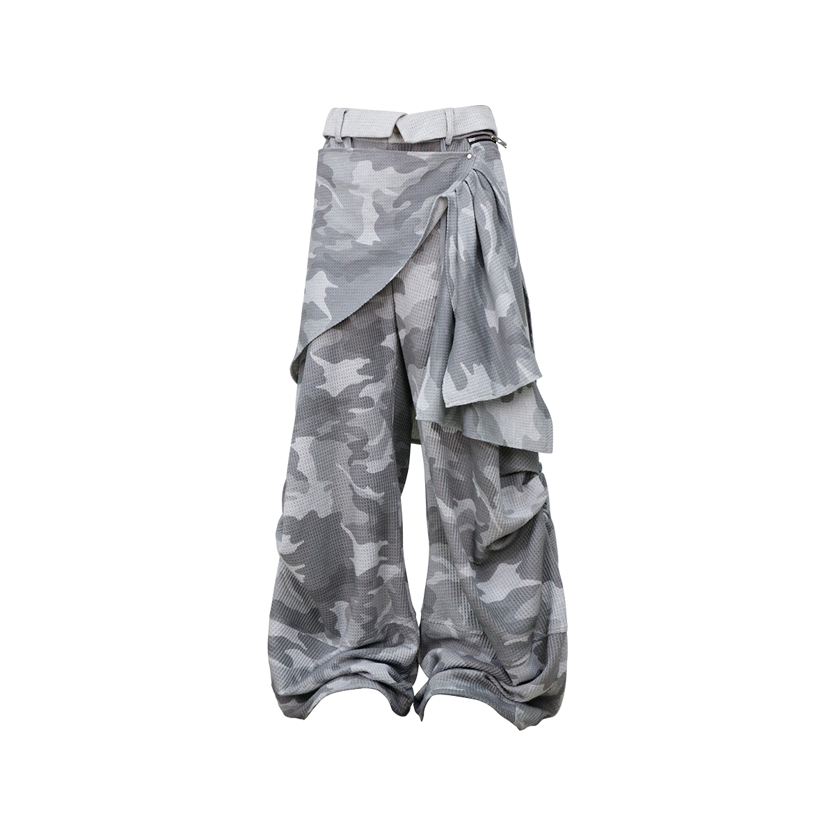 RELABEL Camo Waffle Inverted Waist Sweatpants, premium urban and streetwear designers apparel on PROJECTISR.com, RELABEL
