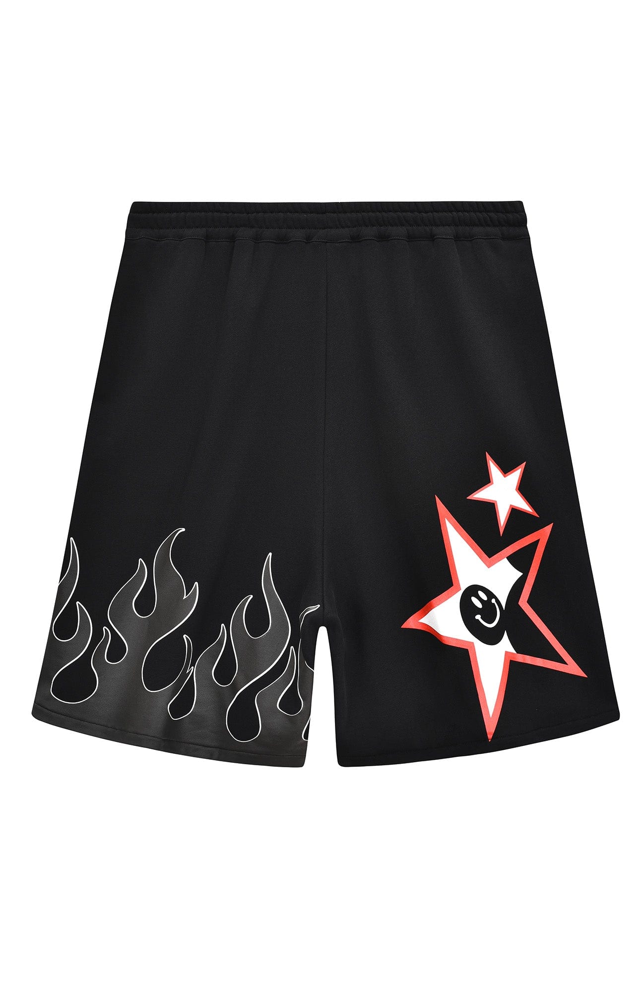 VENTUREK Graffiti Flame Graphic Drawstring Shorts, premium urban and streetwear designers apparel on PROJECTISR.com, VENTUREK