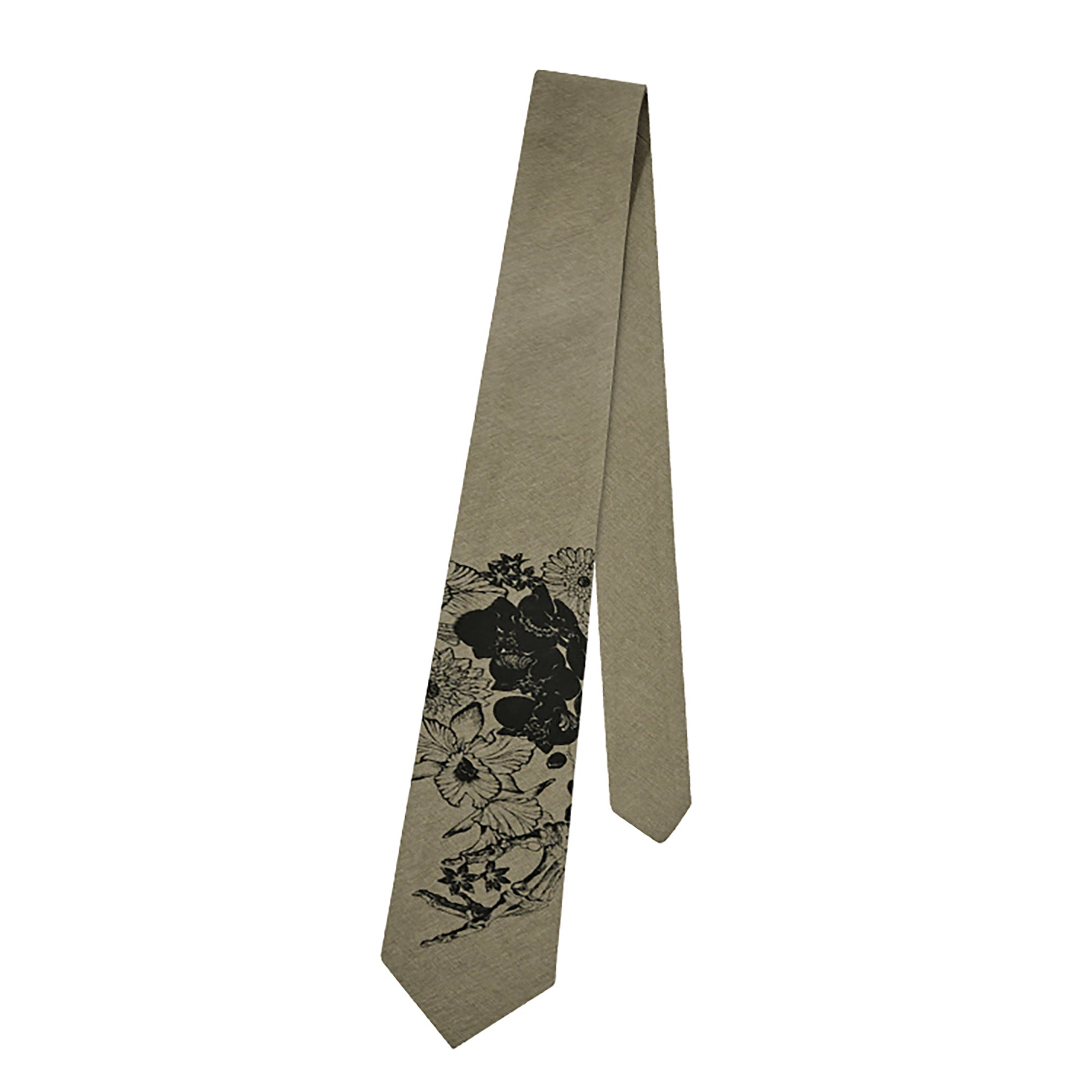 KREATE Floral Print Heritage Wide Tie, premium urban and streetwear designers apparel on PROJECTISR.com, KREATE