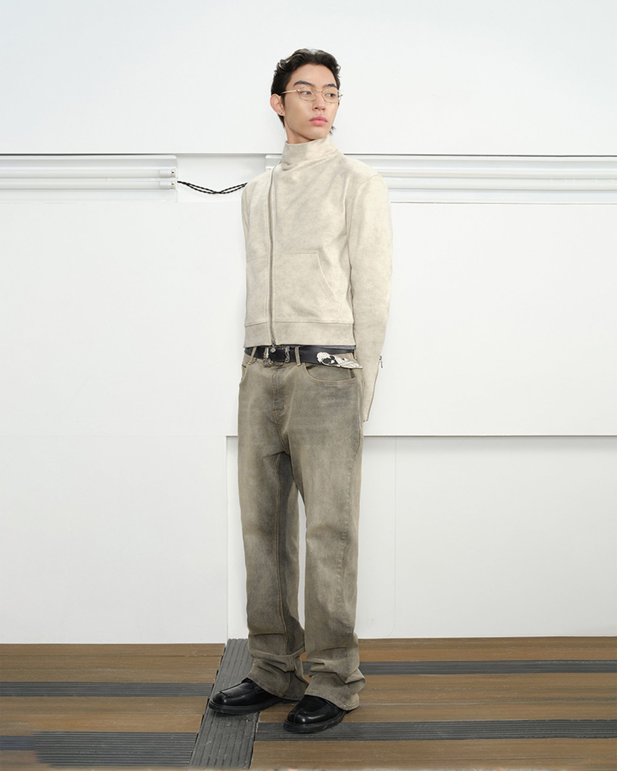 KREATE Volcanic Mud Washed Jeans, premium urban and streetwear designers apparel on PROJECTISR.com, KREATE
