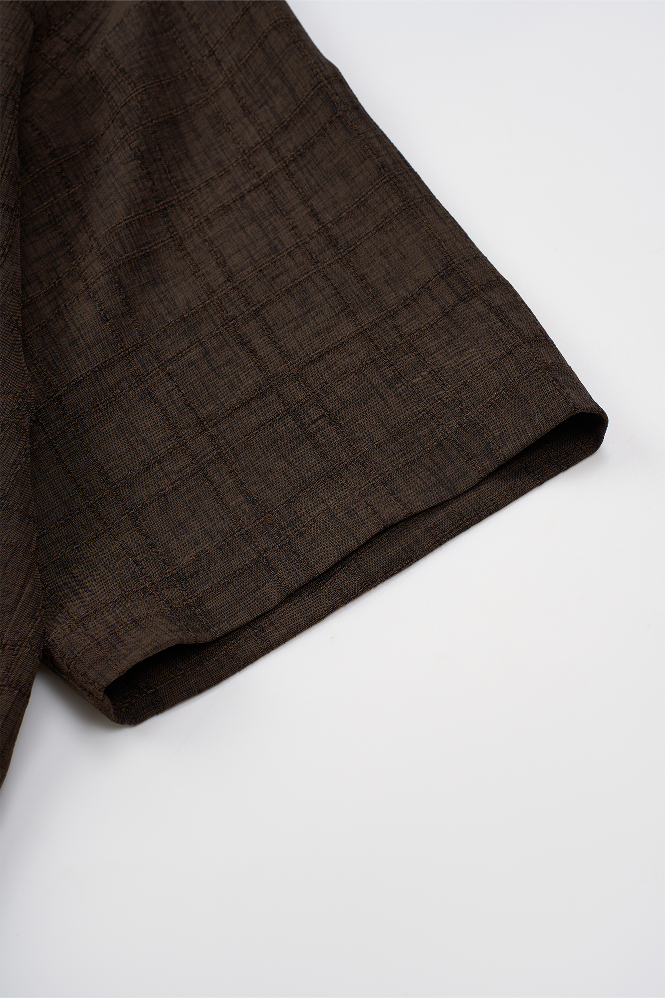 GONGHE REPUB Side-Tie Draped Half Shirt, premium urban and streetwear designers apparel on PROJECTISR.com, GONGHE REPUB
