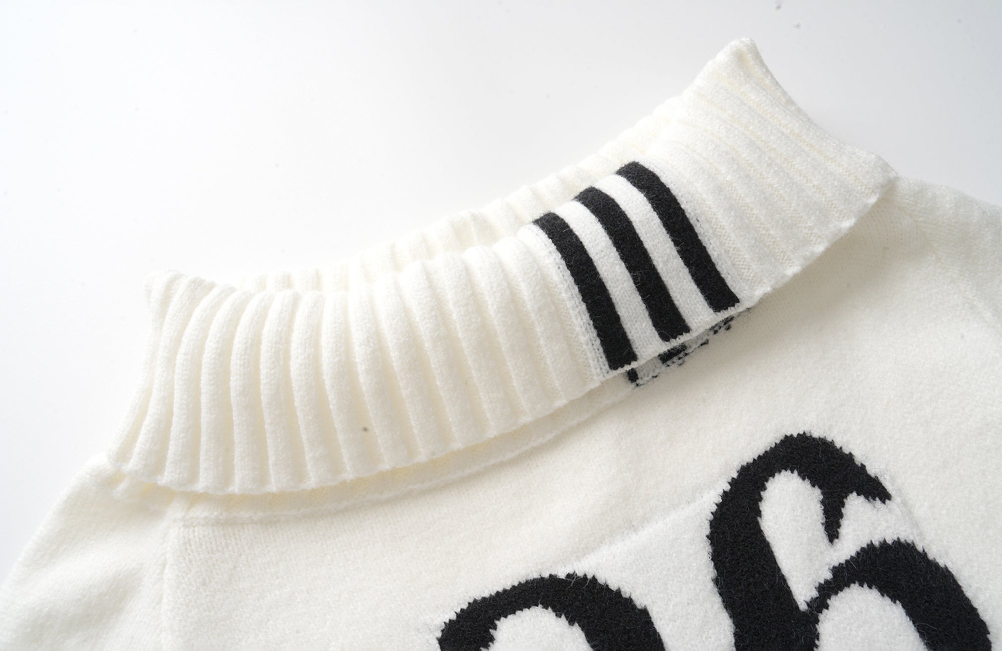 CLP Off-Shoulder Foldover Knit Sweater