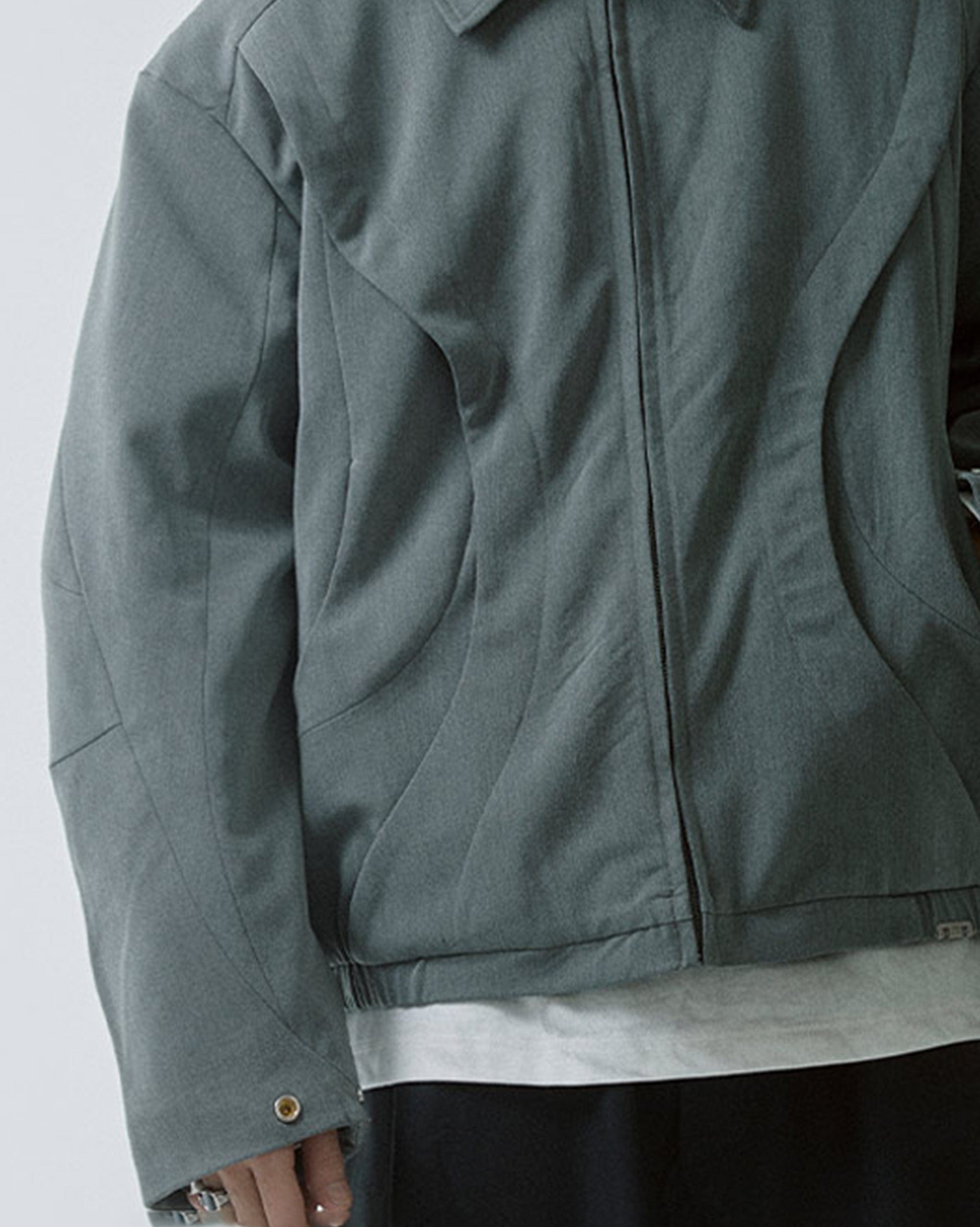 F2CE Deconstructed Layered Zip-Up Jacket, premium urban and streetwear designers apparel on PROJECTISR.com, F2CE