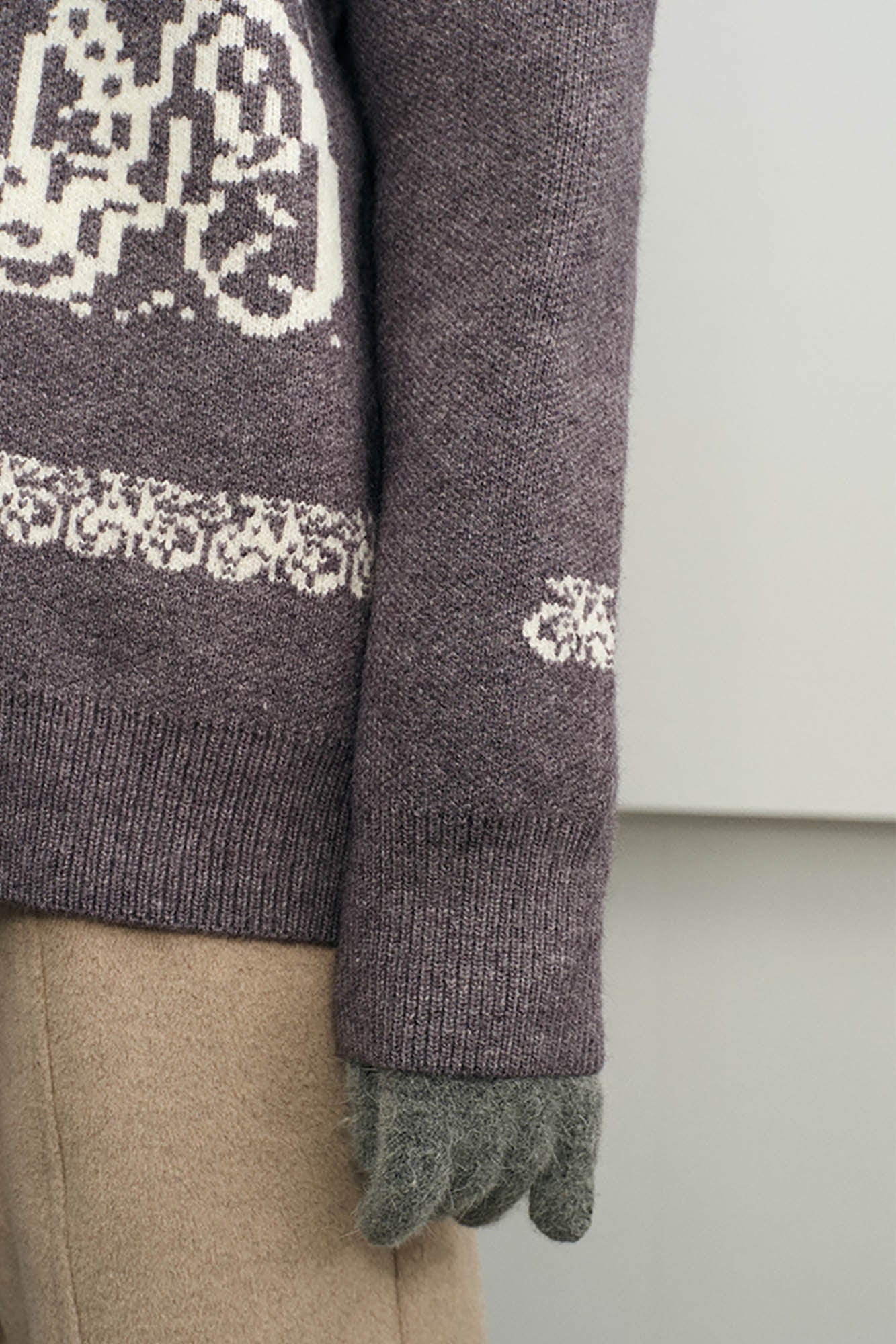 KREATE Fair Isle Button-Up Cardigan, premium urban and streetwear designers apparel on PROJECTISR.com, KREATE
