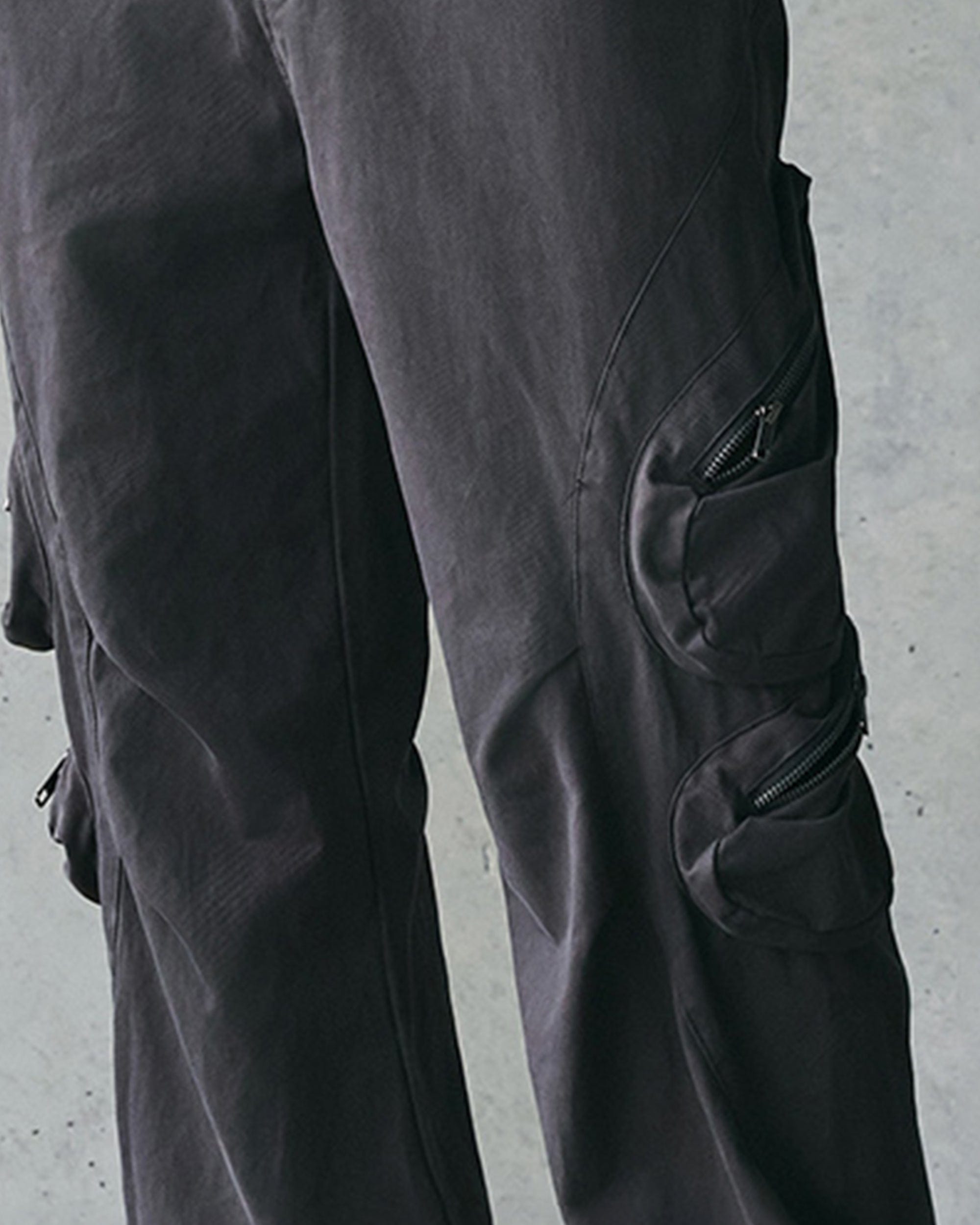 ENSHADOWER Modern Pleated Zipper Tactical Cargo, premium urban and streetwear designers apparel on PROJECTISR.com, ENSHADOWER