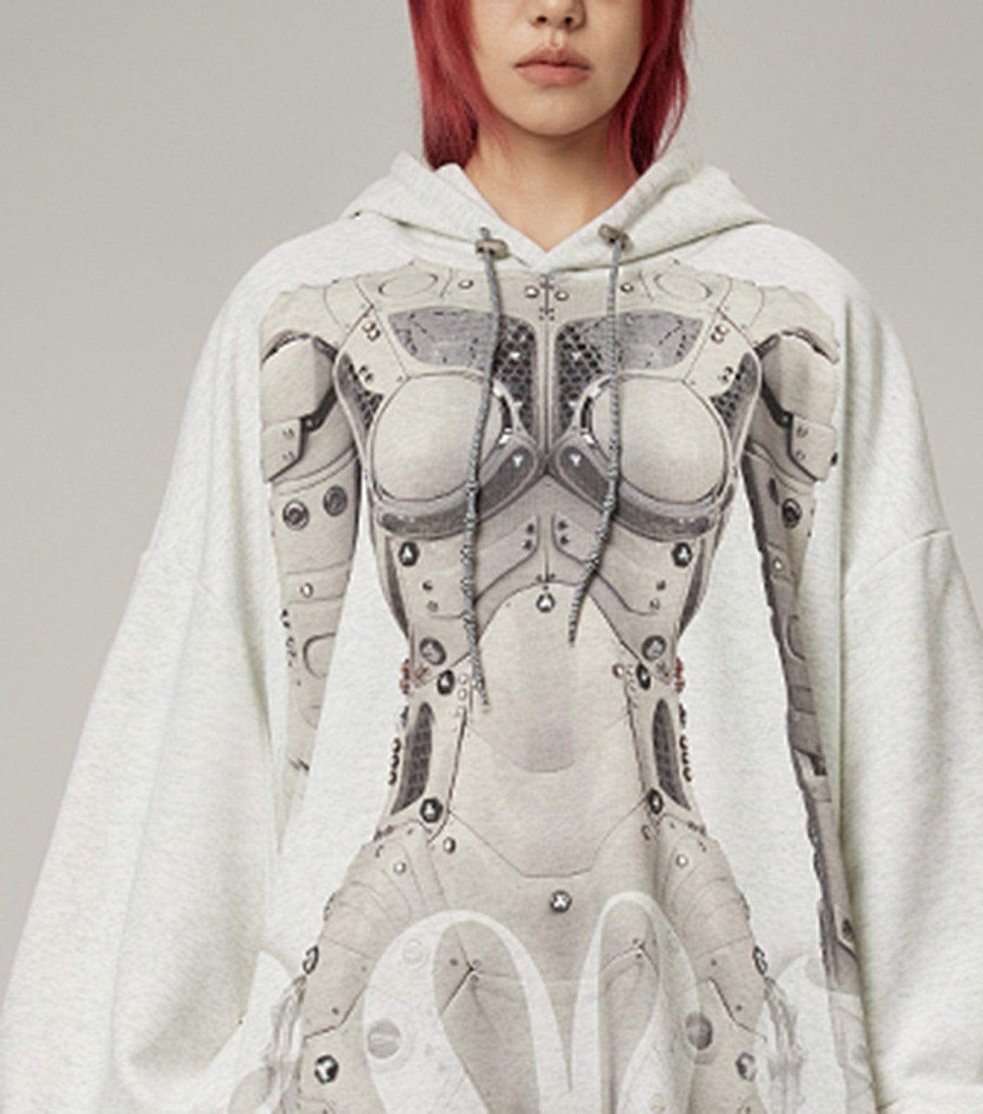 DAMAGE ASIA Ex Machina Graphics Oversized Hoodie, premium urban and streetwear designers apparel on PROJECTISR.com, DAMAGE ASIA