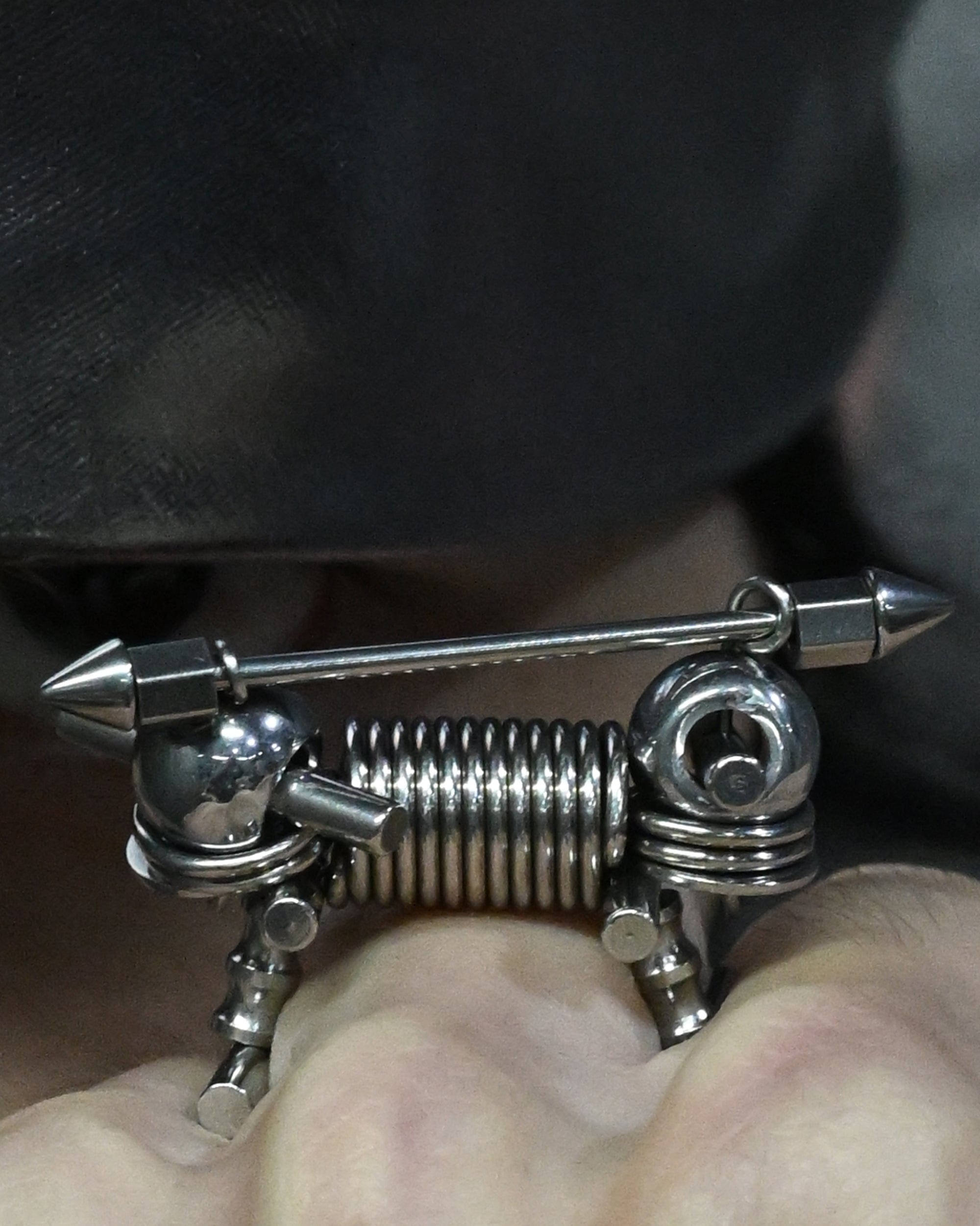 ILLUSORY Ex Machina Adjustable Rivet Ring, premium urban and streetwear designers apparel on PROJECTISR.com, ILLUSORY