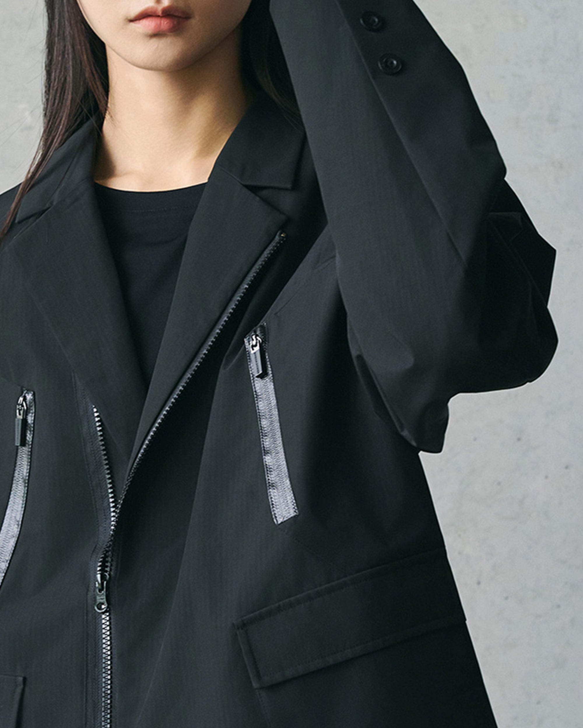 ENSHADOWER Modern Multi-pocket Zipper Outdoor Blazer, premium urban and streetwear designers apparel on PROJECTISR.com, ENSHADOWER