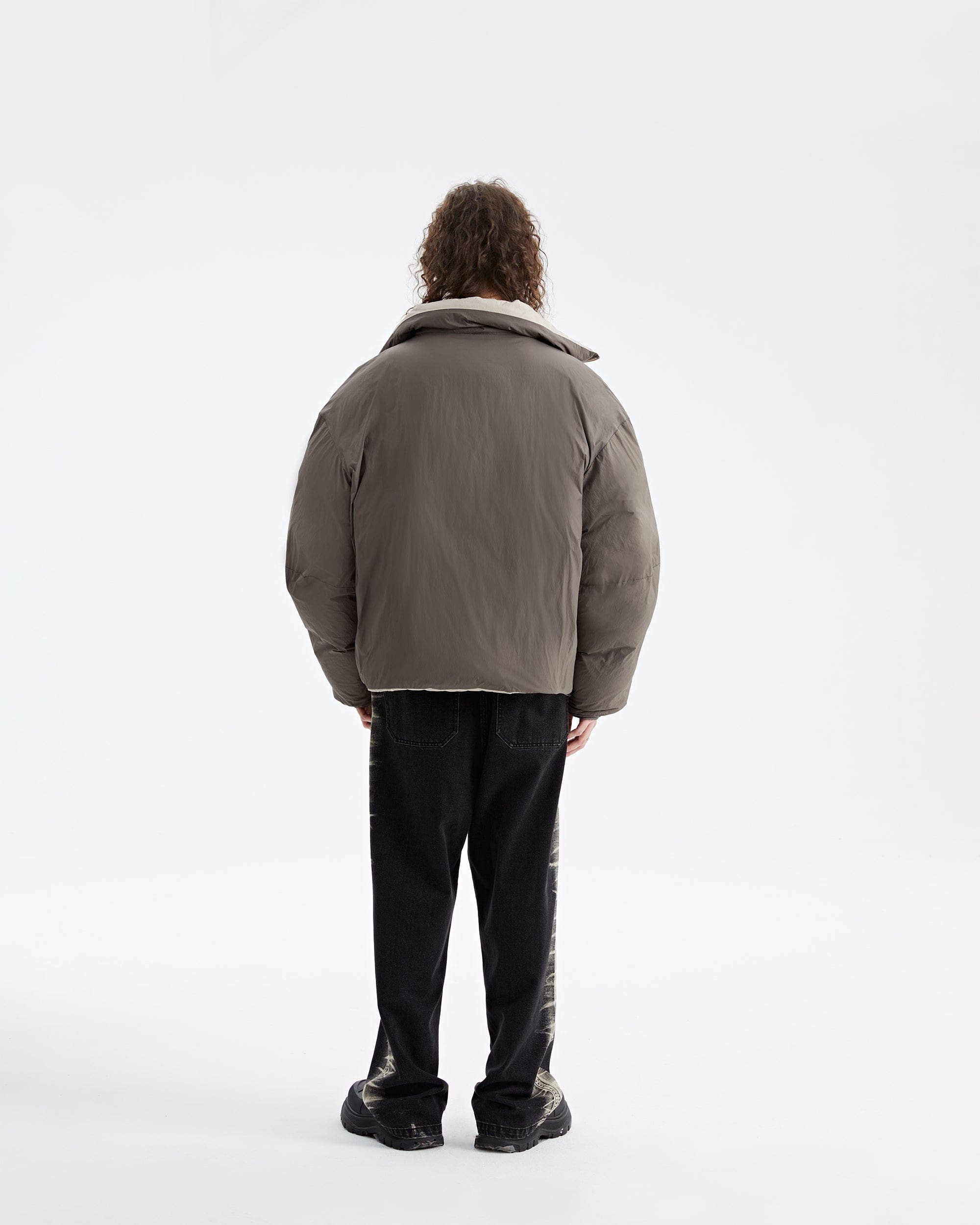 ORGANIC EMOTION Reversible Oversized Waterproof Down Jacket, premium urban and streetwear designers apparel on PROJECTISR.com, ORGANIC EMOTION