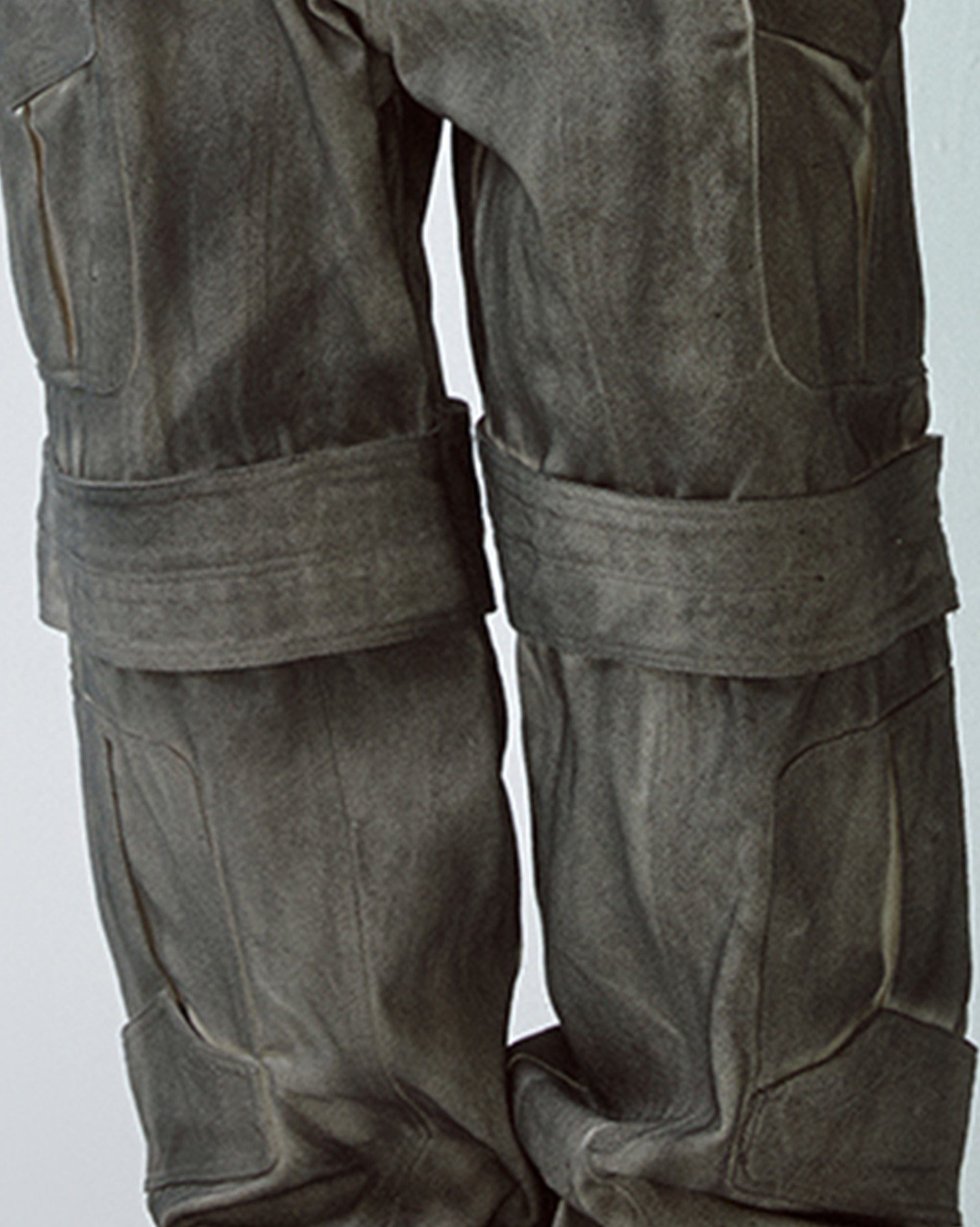 F2CE Retro Dirty Fit Double-Knee Cargo Pants, premium urban and streetwear designers apparel on PROJECTISR.com, F2CE