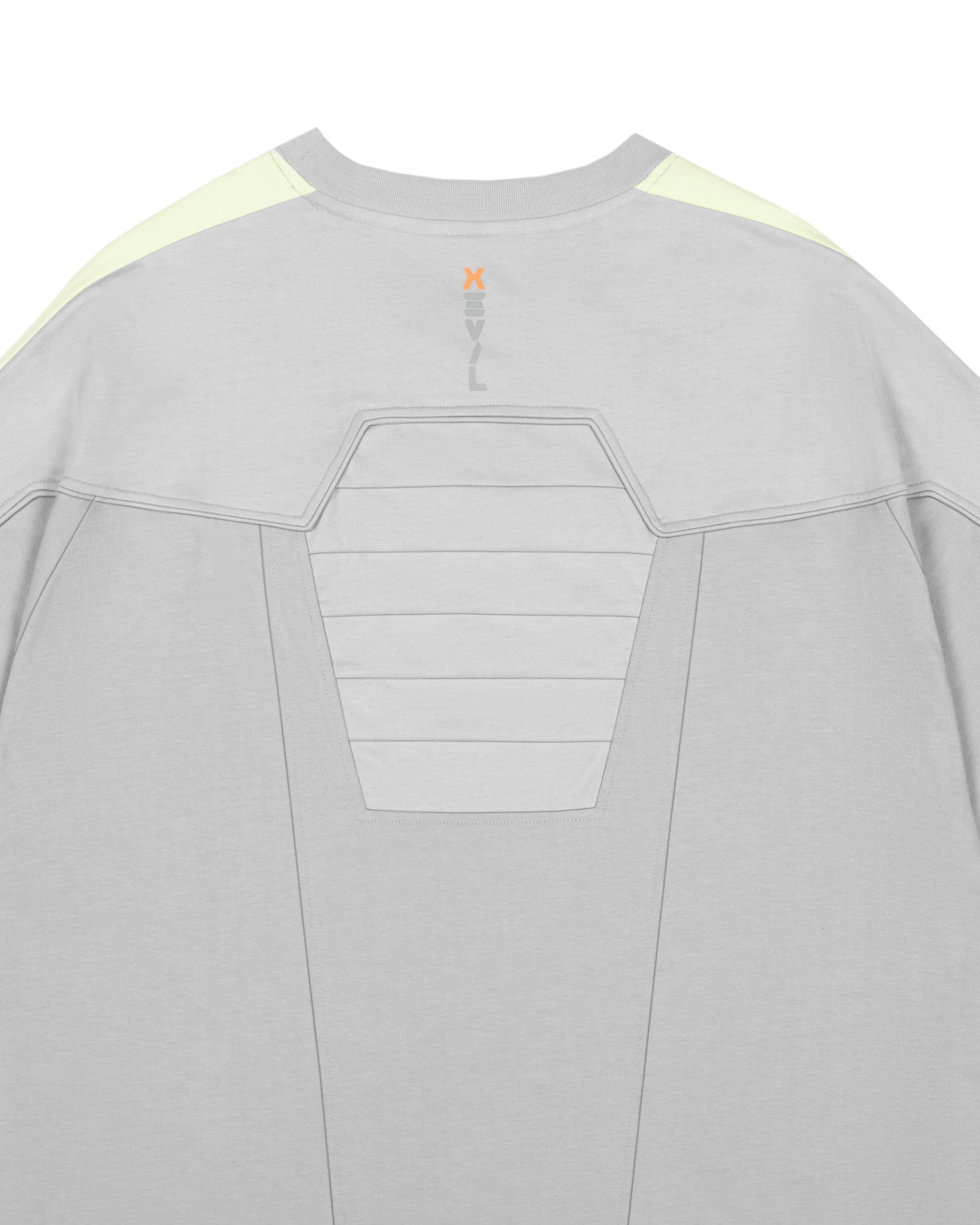 XIPHEVIL Modern Deconstructed Rivet Jersey Sliver, premium urban and streetwear designers apparel on PROJECTISR.com, XIPHEVIL