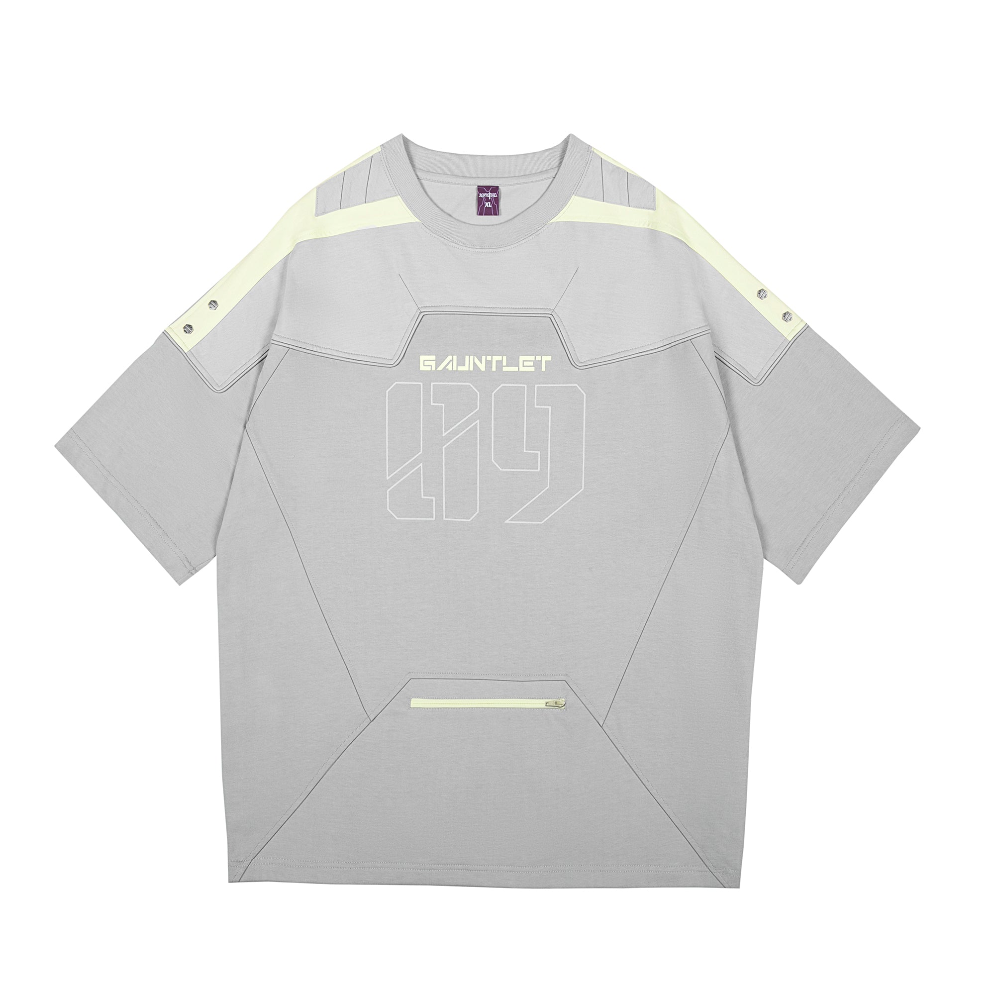 XIPHEVIL Modern Deconstructed Rivet Jersey Sliver, premium urban and streetwear designers apparel on PROJECTISR.com, XIPHEVIL