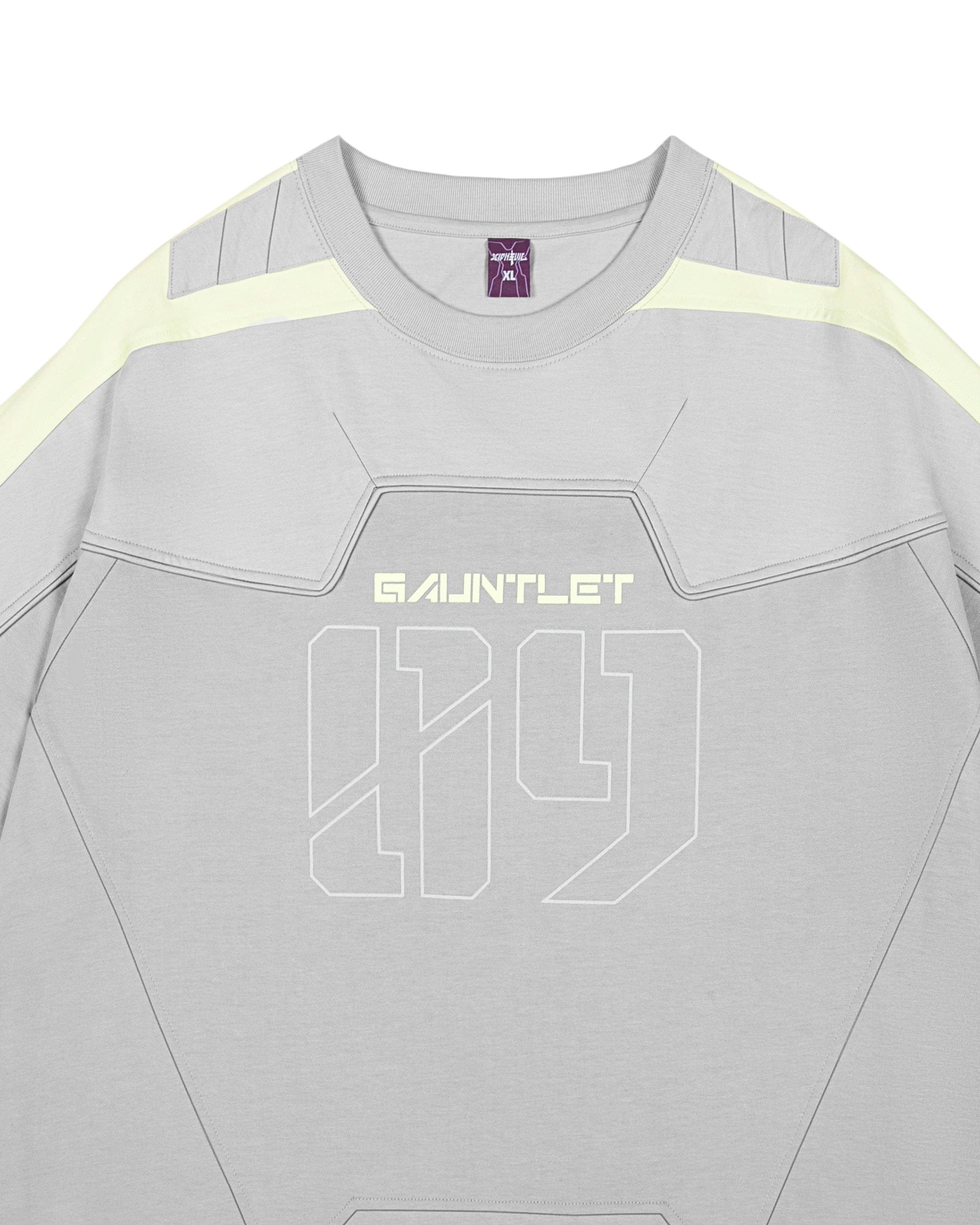 XIPHEVIL Modern Deconstructed Rivet Jersey Sliver, premium urban and streetwear designers apparel on PROJECTISR.com, XIPHEVIL