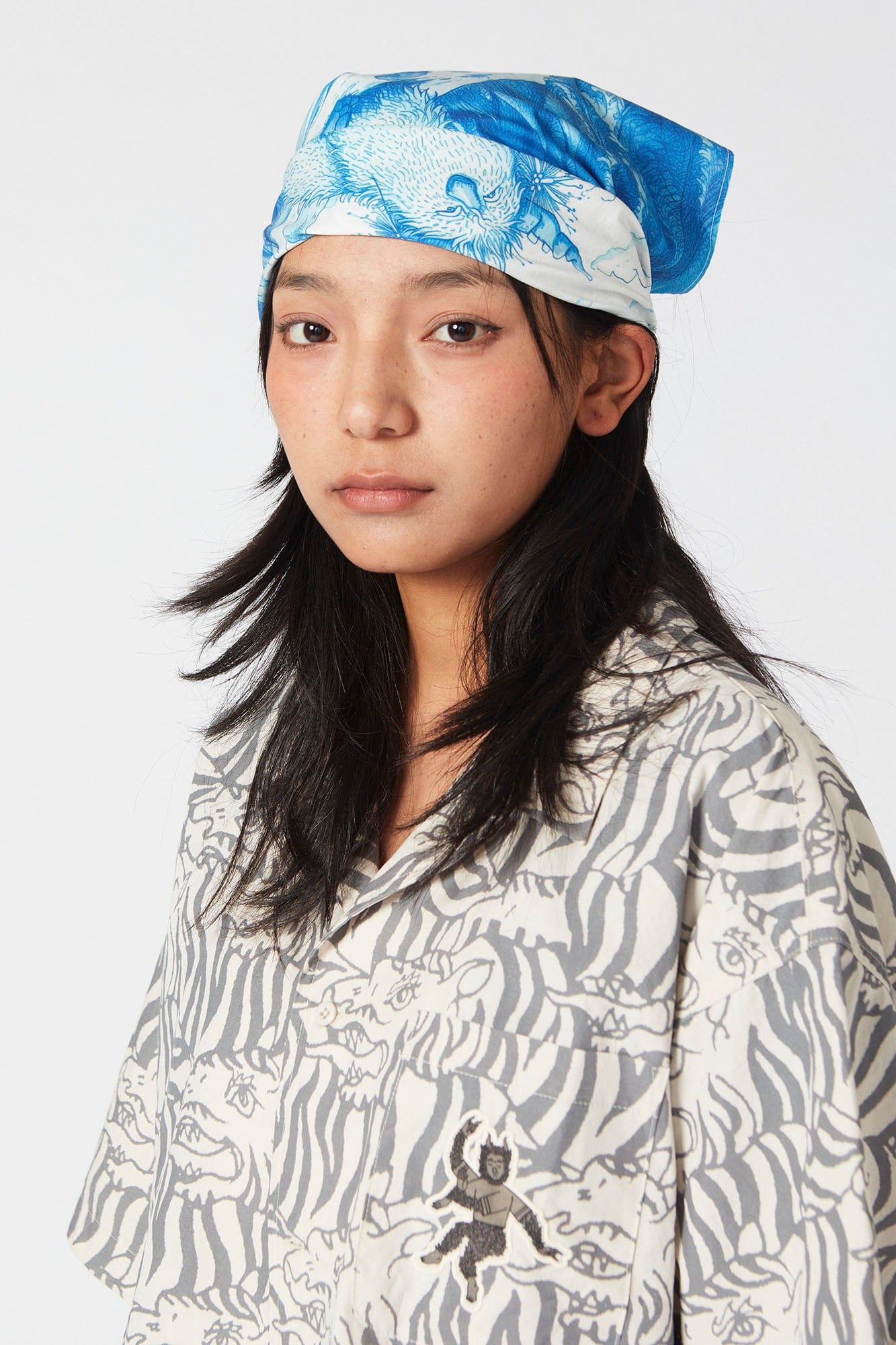 NERHI Meditating Yeti Scenic Graphic Bandana