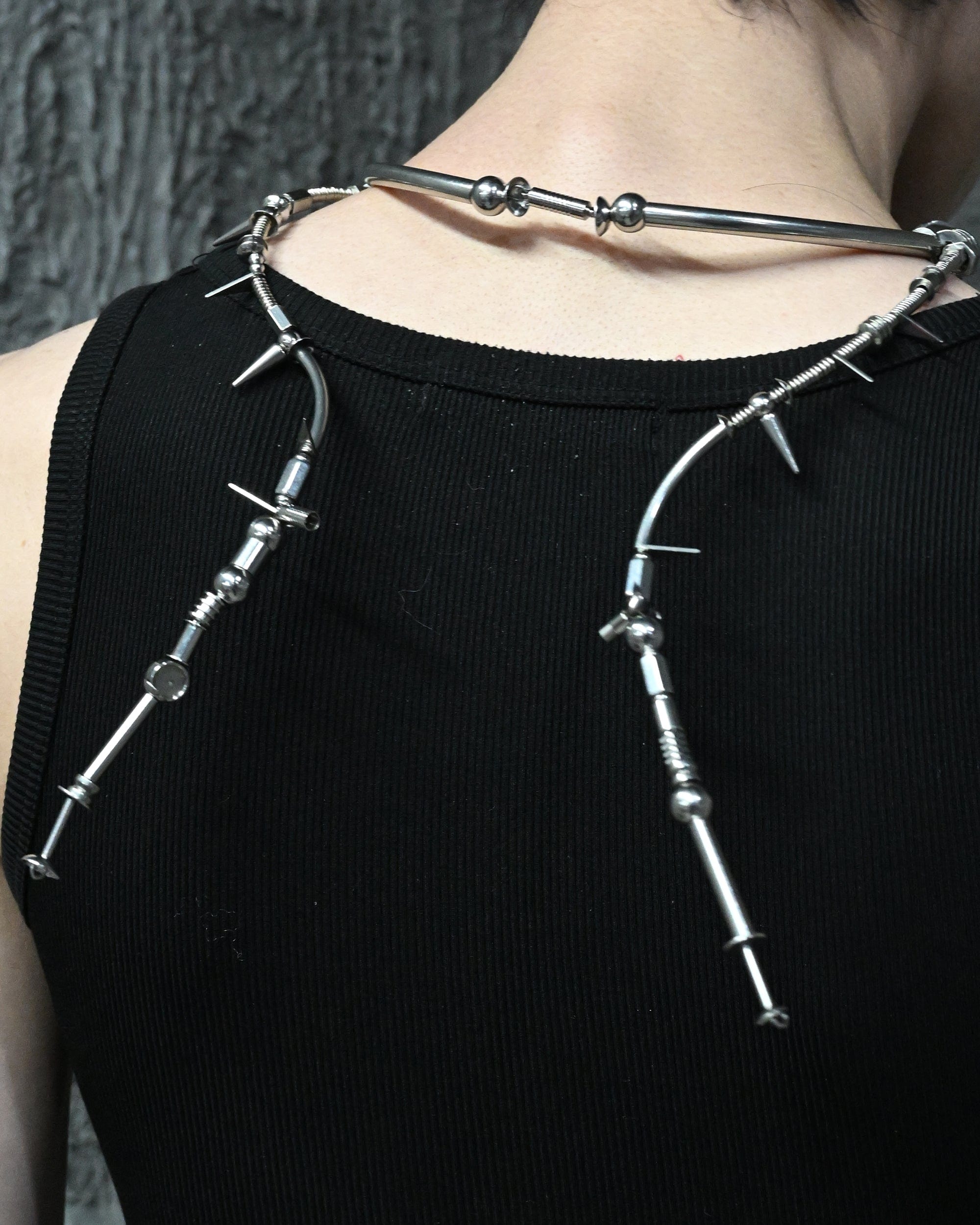 ILLUSORY The Dawn Mechanical Necklace, premium urban and streetwear designers apparel on PROJECTISR.com, ILLUSORY