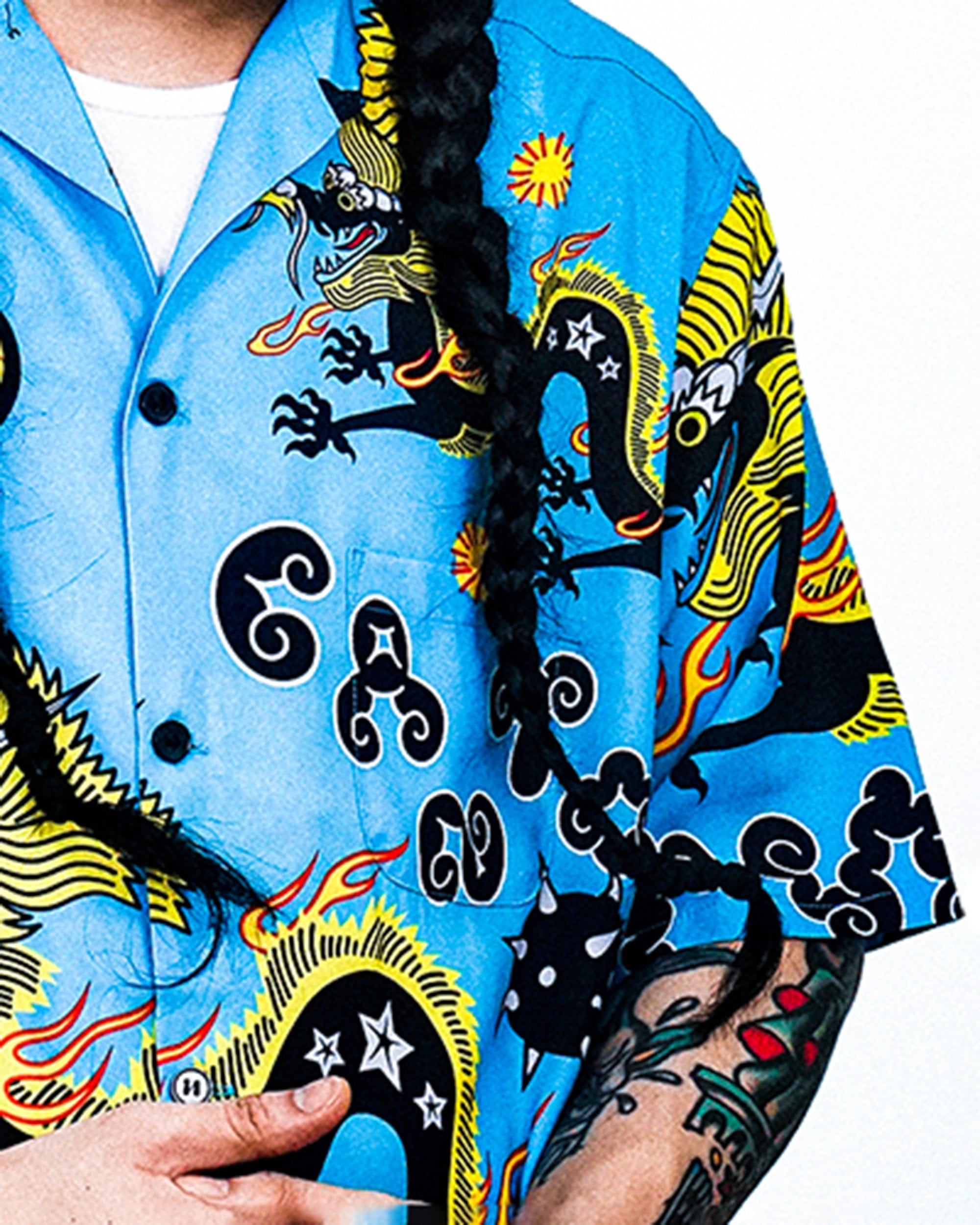 WCC Dragon Half-Shirt, premium urban and streetwear designers apparel on PROJECTISR.com, WCC