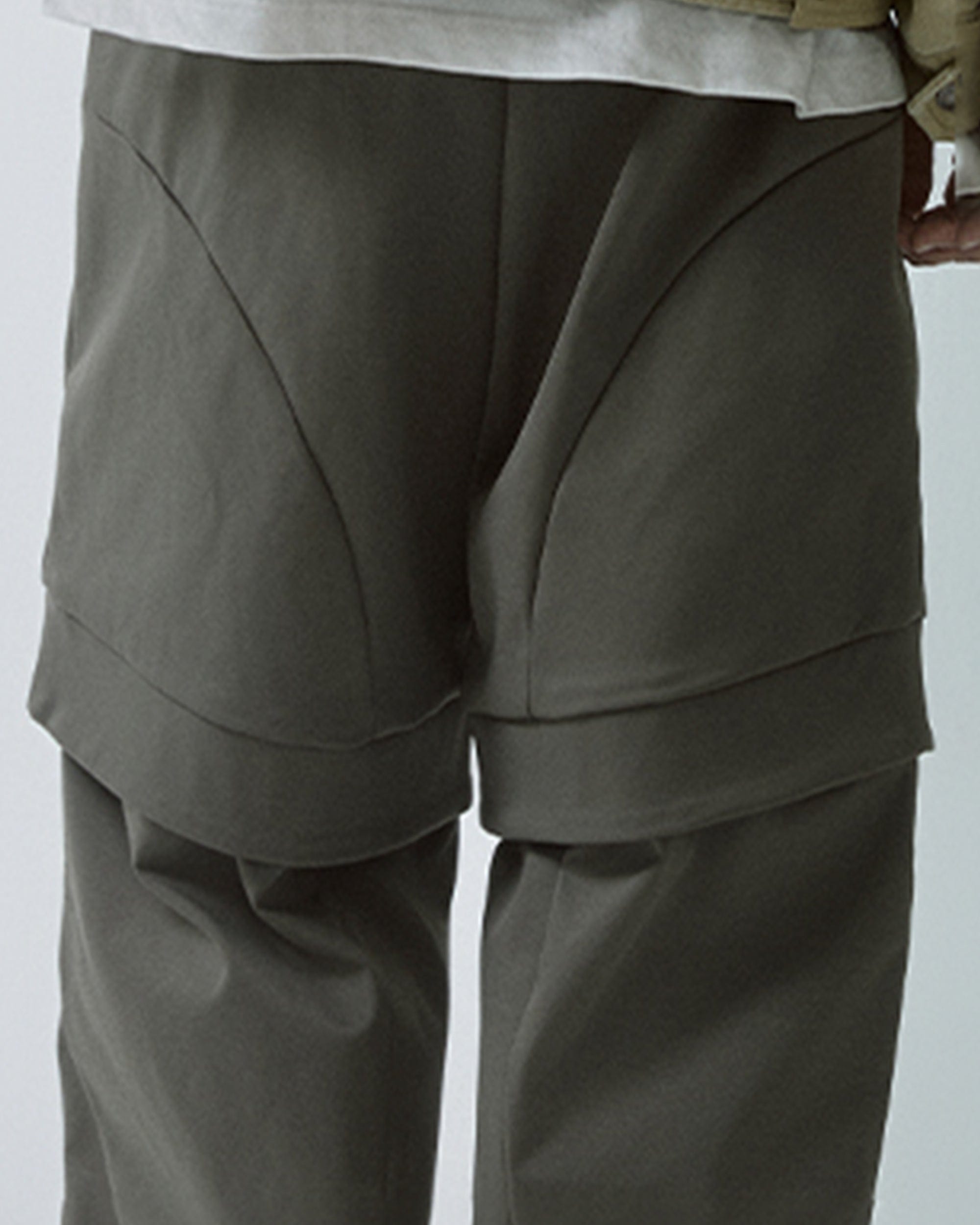 F2CE Modern Deconstructed Double-Knee Rivet Pants, premium urban and streetwear designers apparel on PROJECTISR.com, F2CE