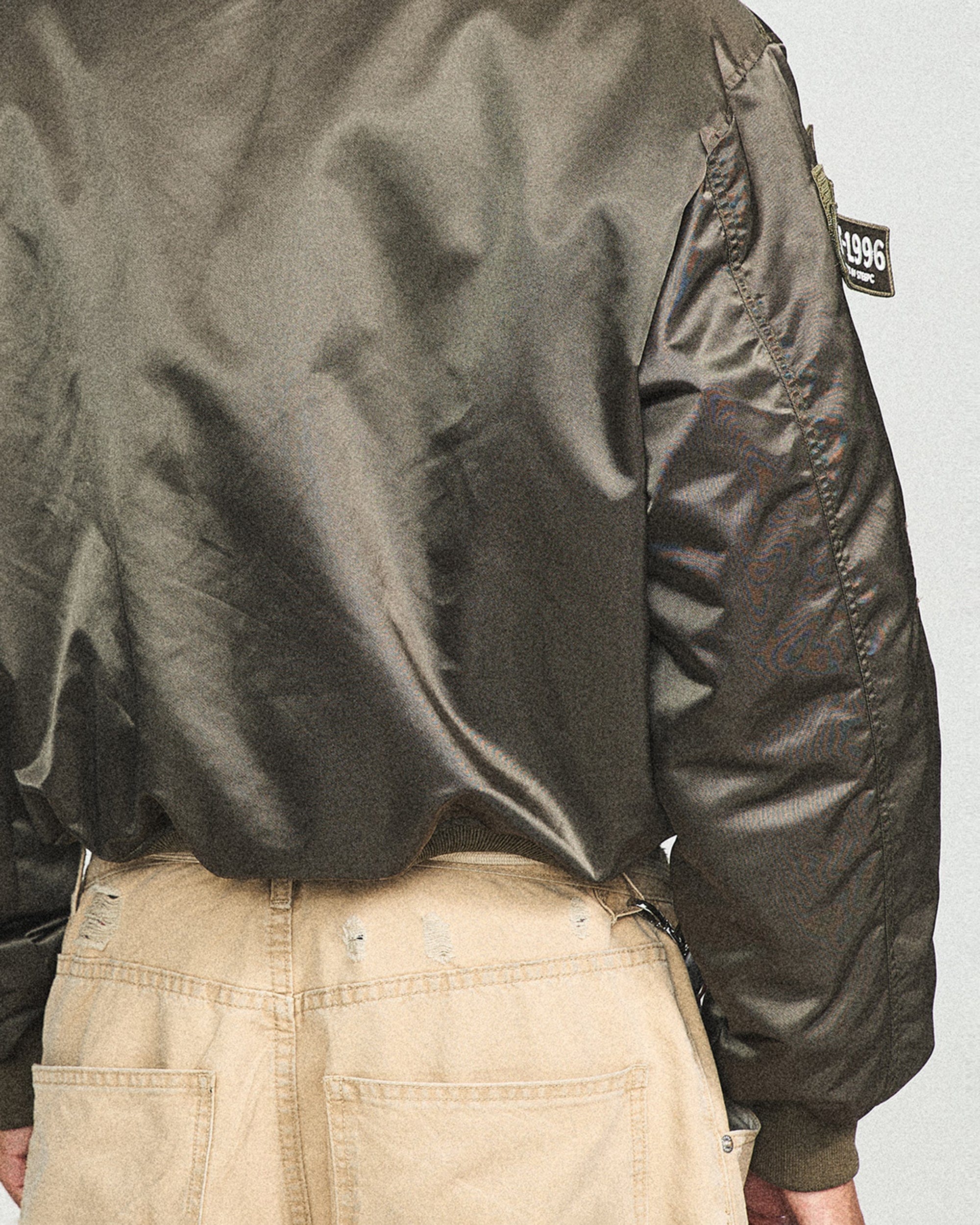 STEEPC Camo MA2 Multi-Pocket Patchwork Reversible Jacket, premium urban and streetwear designers apparel on PROJECTISR.com, STEEPC