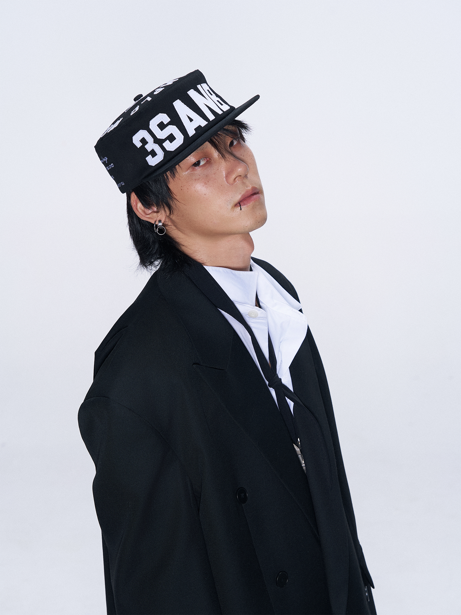 SANB LOGO Patch Pillbox Cap