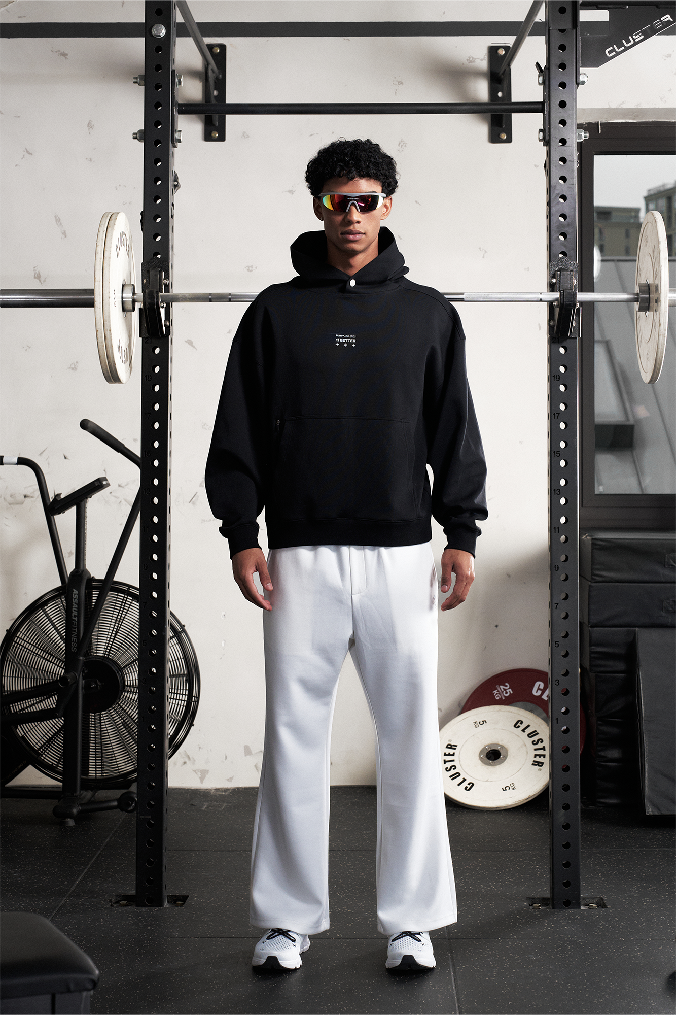 PUMPPLUS Essential Graphic Hoodie, premium urban and streetwear designers apparel on PROJECTISR.com, PUMPPLUS