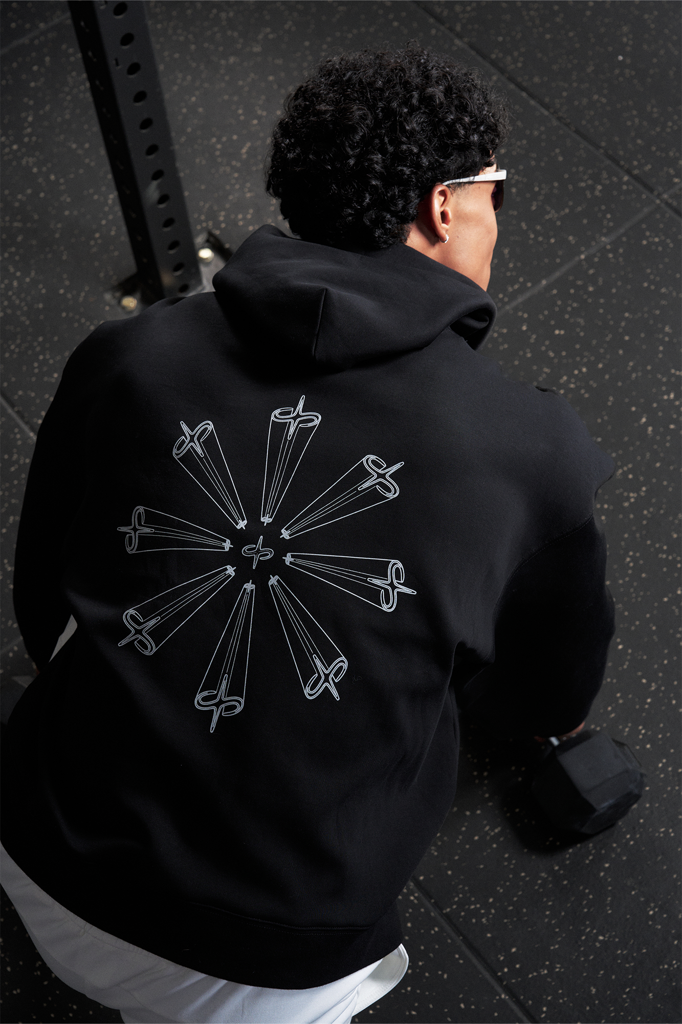 PUMPPLUS Essential Graphic Hoodie, premium urban and streetwear designers apparel on PROJECTISR.com, PUMPPLUS