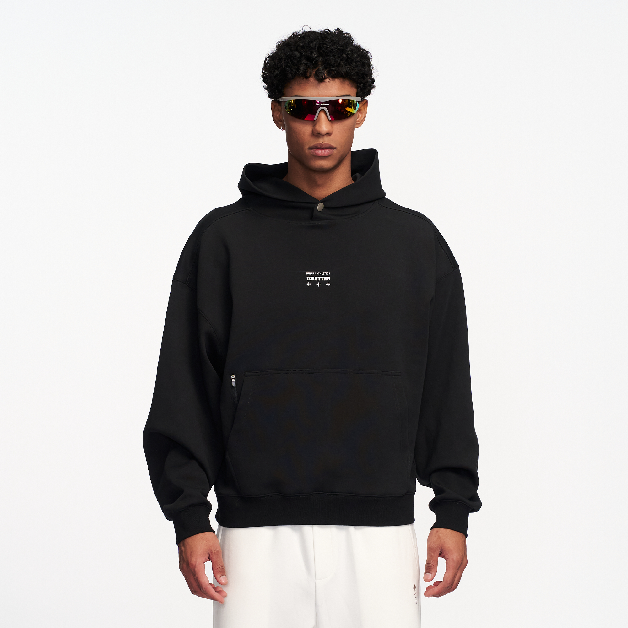 PUMPPLUS Essential Graphic Hoodie, premium urban and streetwear designers apparel on PROJECTISR.com, PUMPPLUS