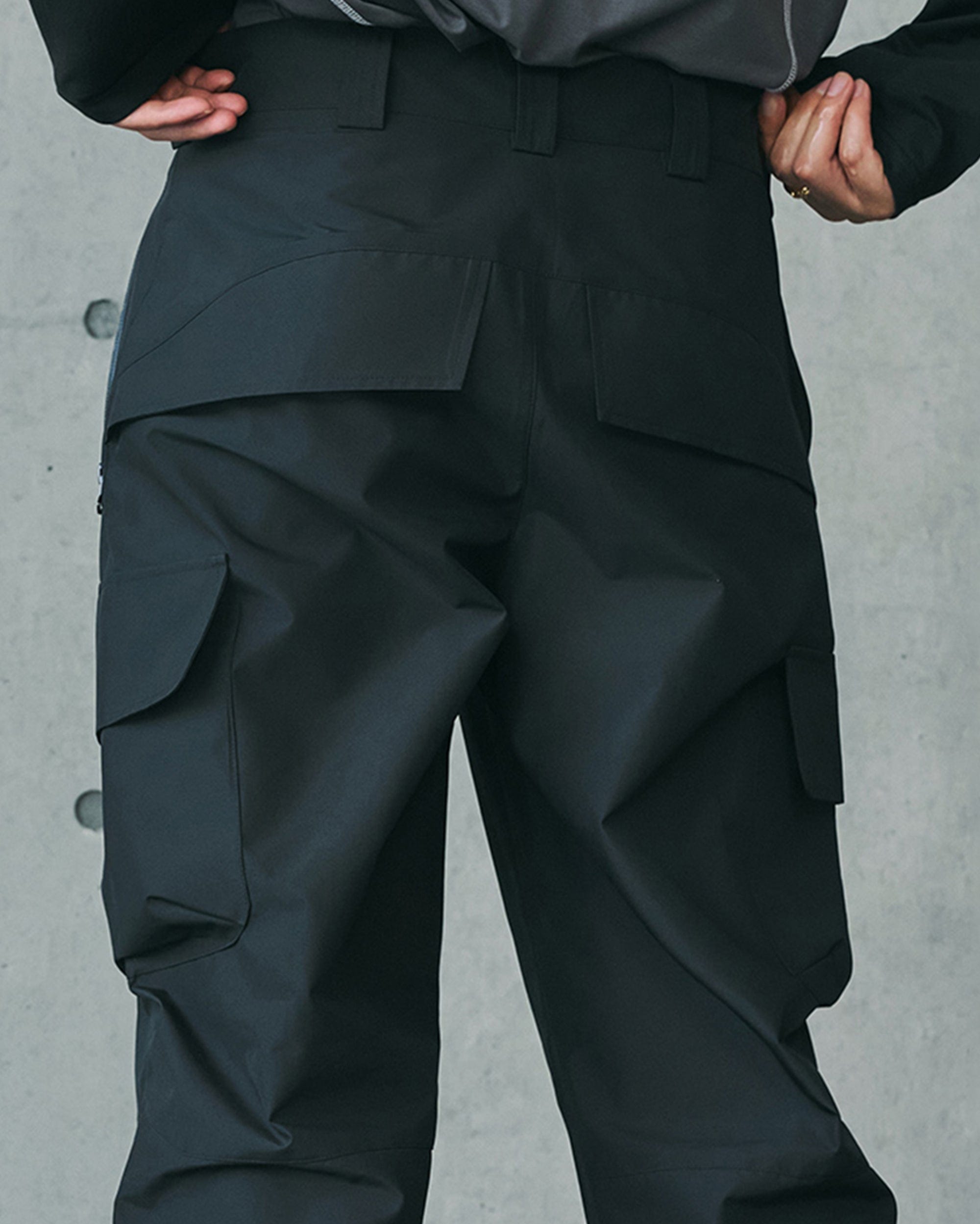 ENSHADOWER Waterproof Pleated Spliced Multi-pocket Pants, premium urban and streetwear designers apparel on PROJECTISR.com, ENSHADOWER