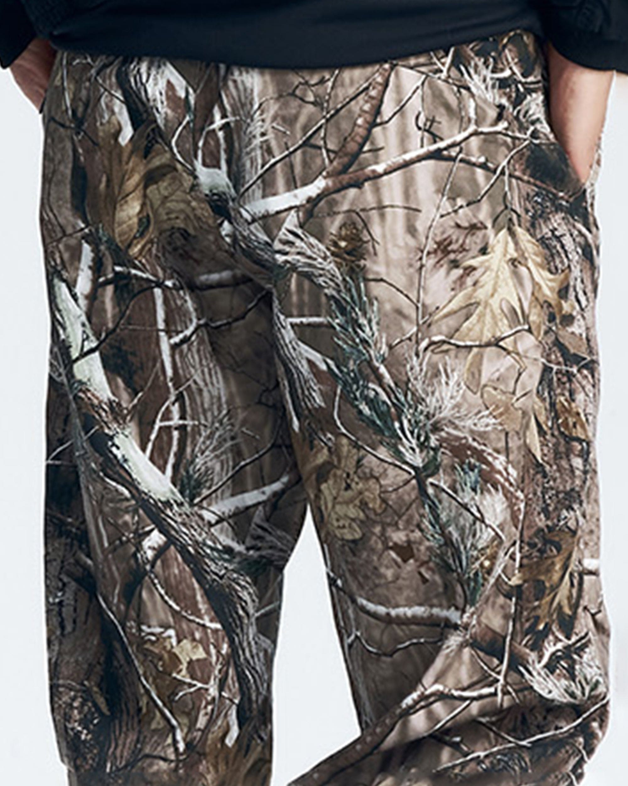 ENSHADOWER Wood Camo Hiking Pants, premium urban and streetwear designers apparel on PROJECTISR.com, ENSHADOWER