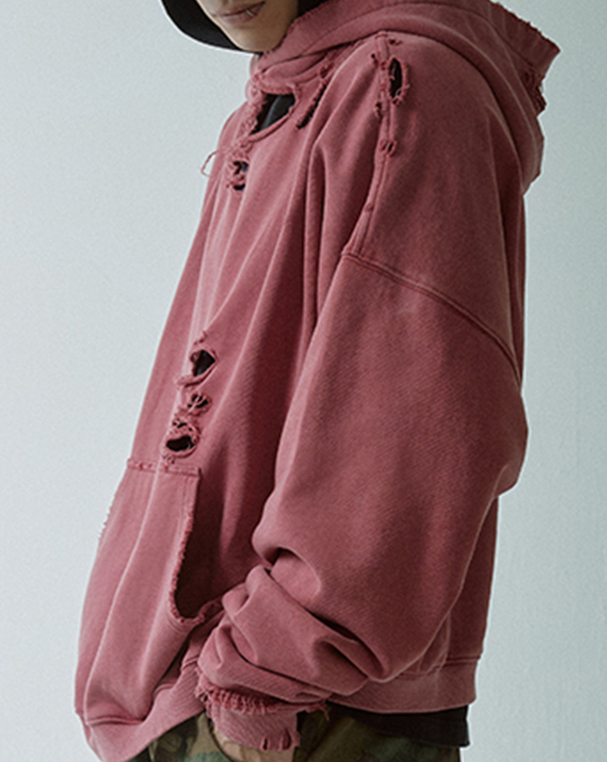 F2CE Essential Oversized Distressed Hoodie, premium urban and streetwear designers apparel on PROJECTISR.com, F2CE