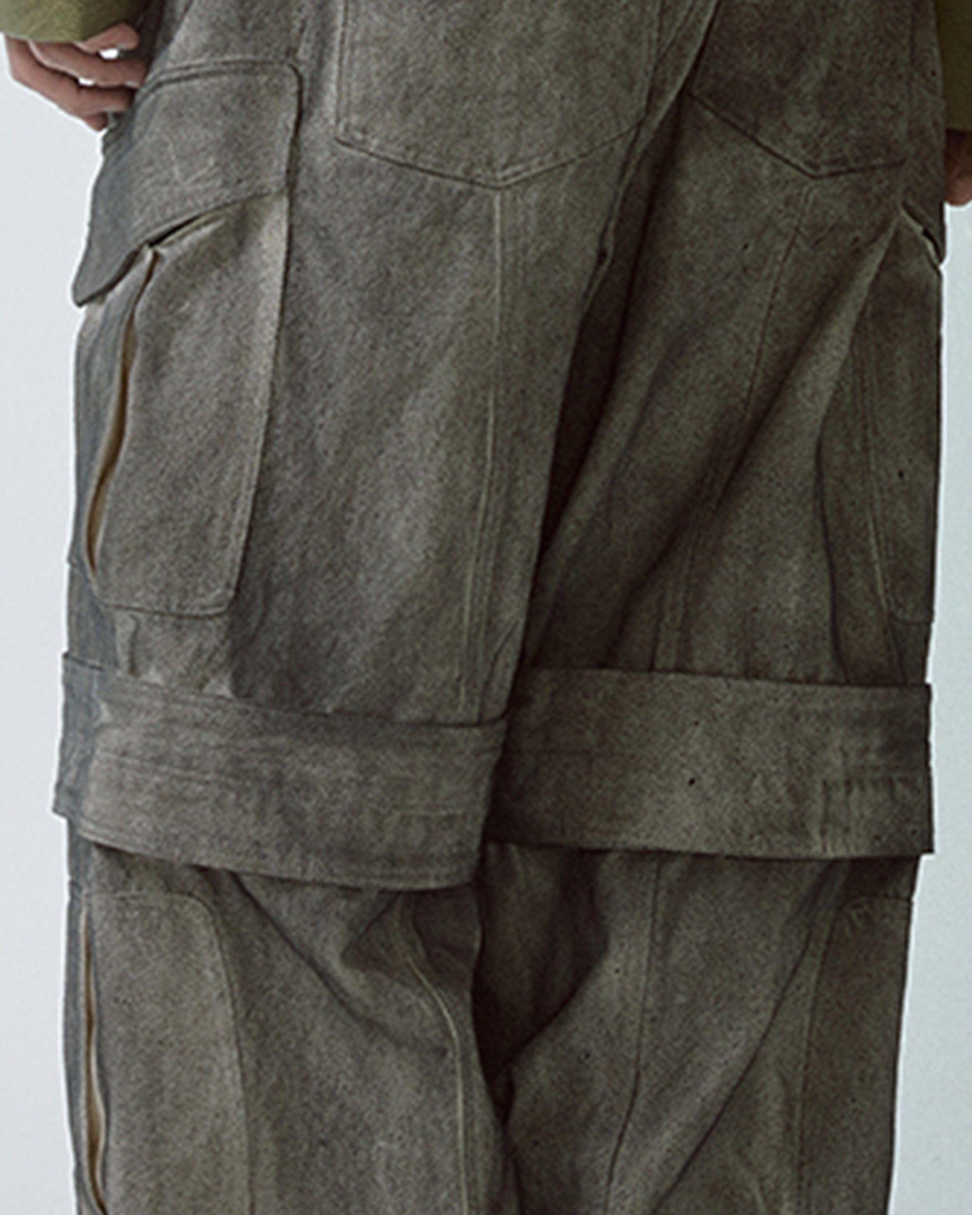 F2CE Retro Dirty Fit Double-Knee Cargo Pants, premium urban and streetwear designers apparel on PROJECTISR.com, F2CE