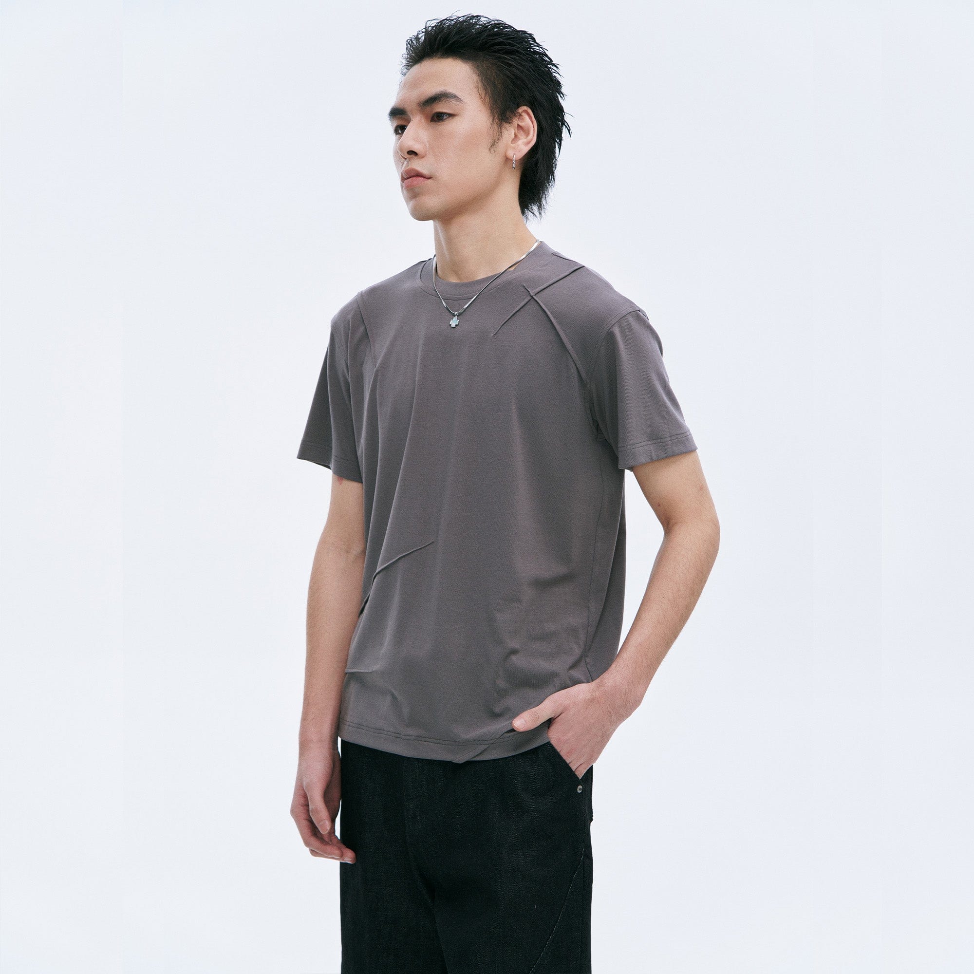 CATSSTAC Essential Scar-Stitch T-Shirts, premium urban and streetwear designers apparel on PROJECTISR.com, CATSSTAC