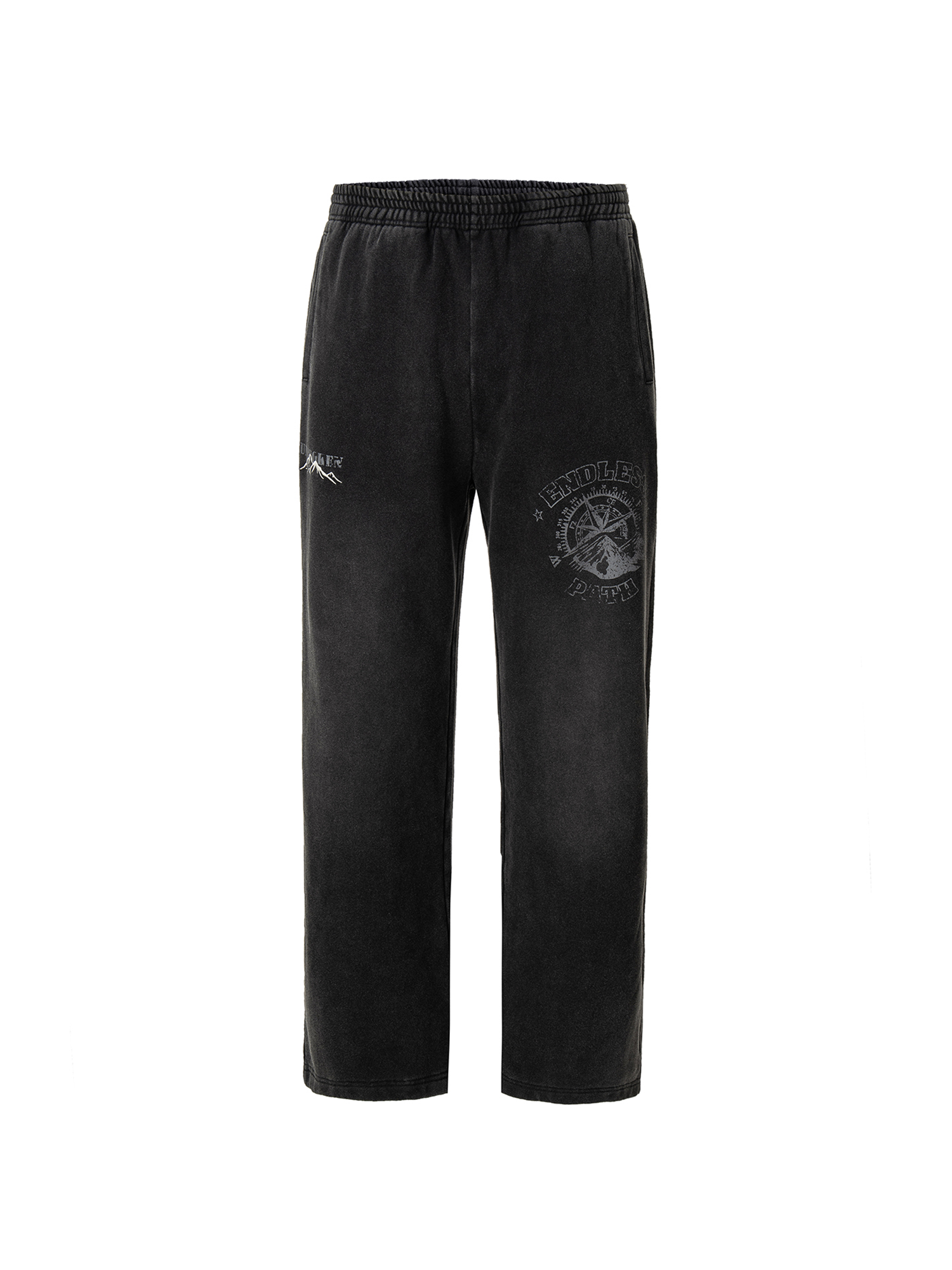 F2CE Washed Badge Graphic Drawstring Sweatpants
